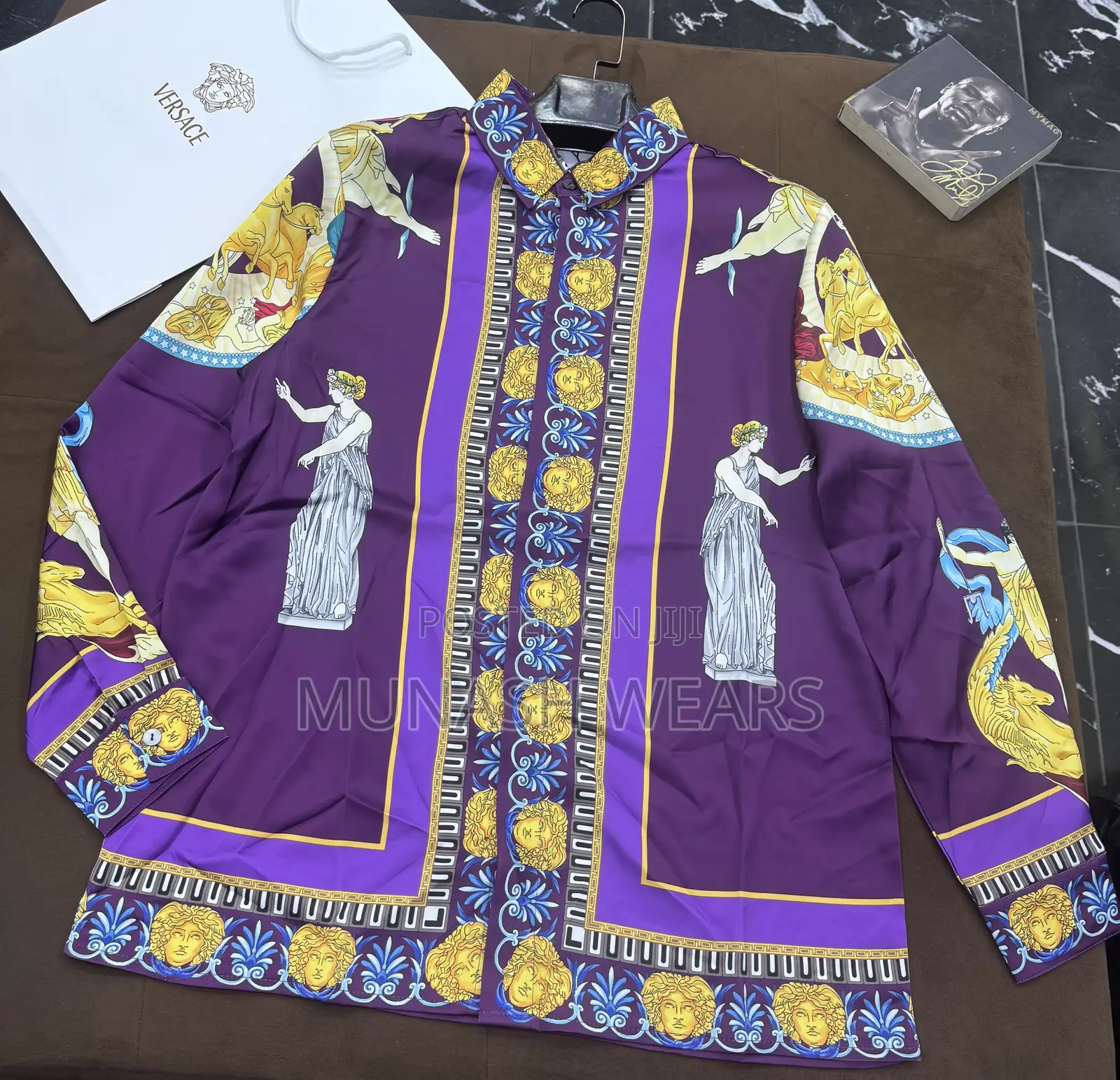 Luxury Versace Shirt S-3xl Available Purple