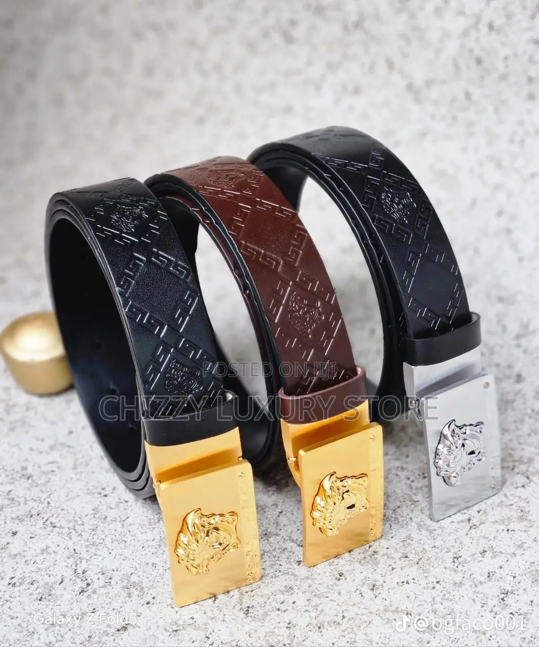 High Quality Luxury Men Genuine Leather Belts