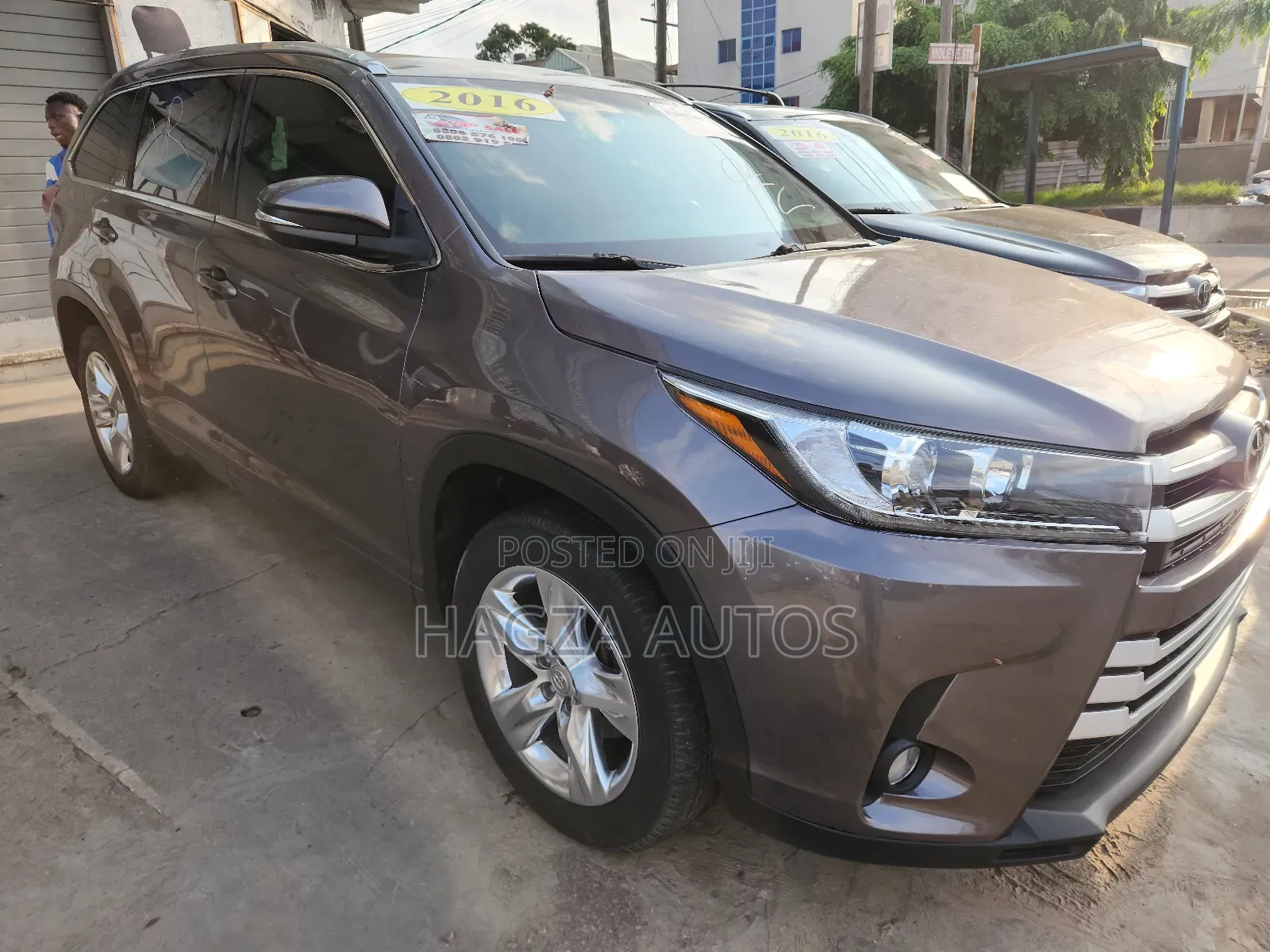 Toyota Highlander Limited V6 4x4 (3.5L 6cyl 6A) 2016 Gray