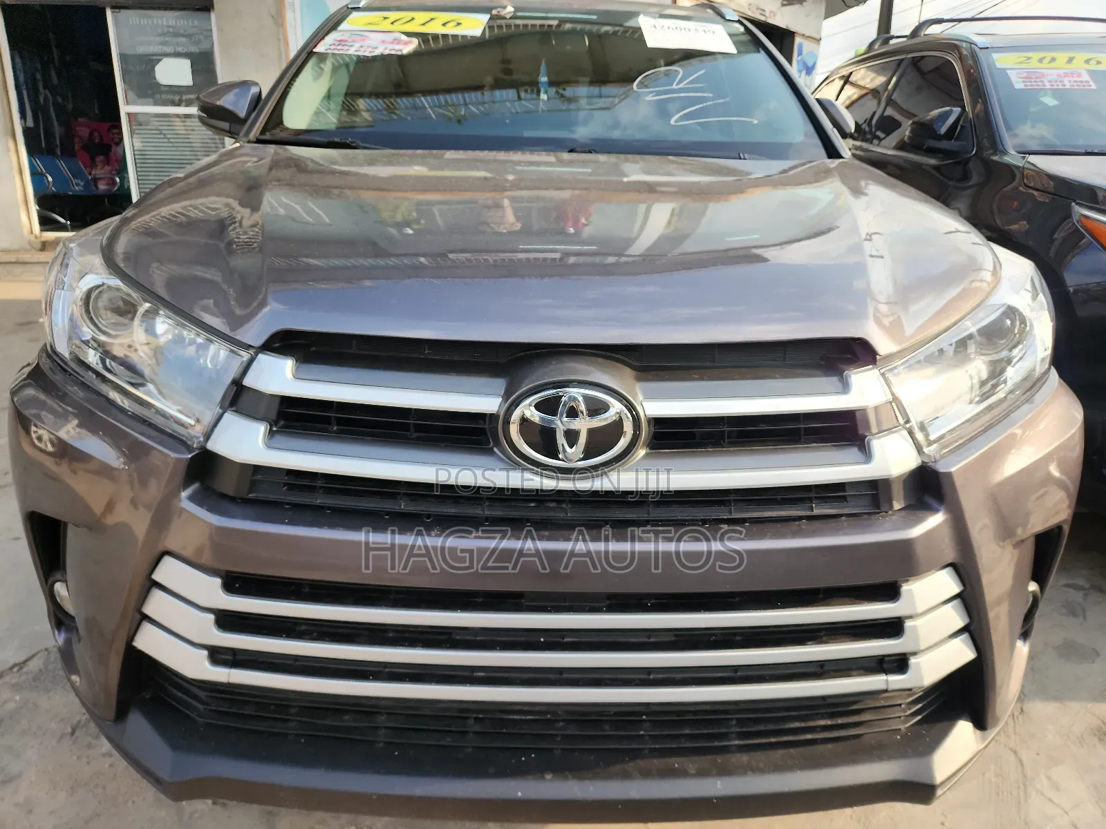 Toyota Highlander Limited V6 4x4 (3.5L 6cyl 6A) 2016 Gray