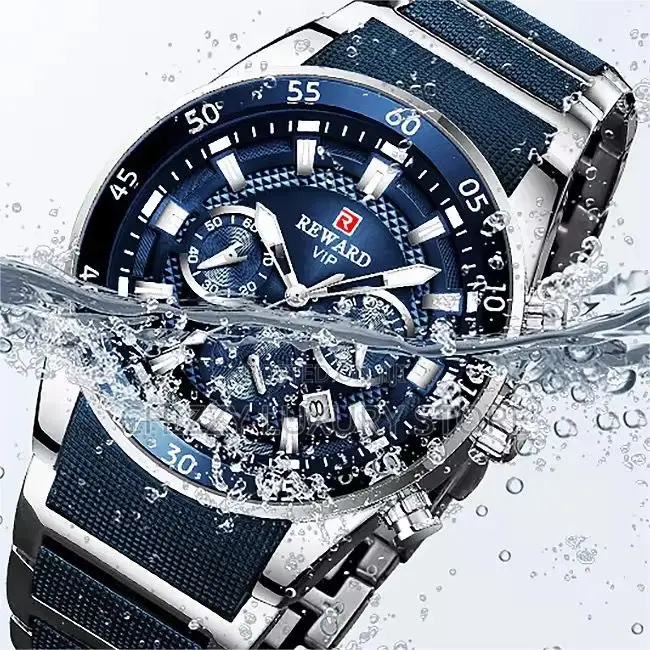 Reward Quality Luxury Men Chain Strap Wristwatch
