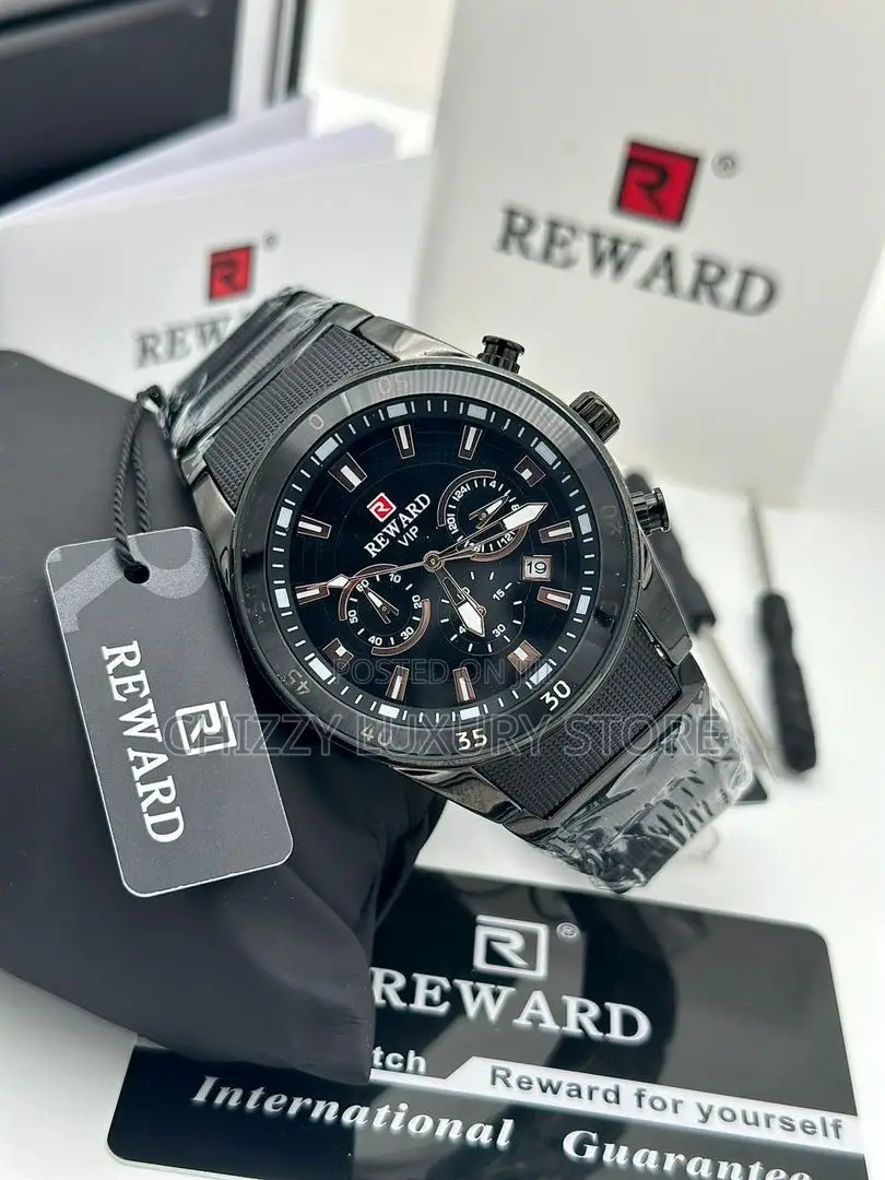 Reward Quality Luxury Men Chain Strap Wristwatch