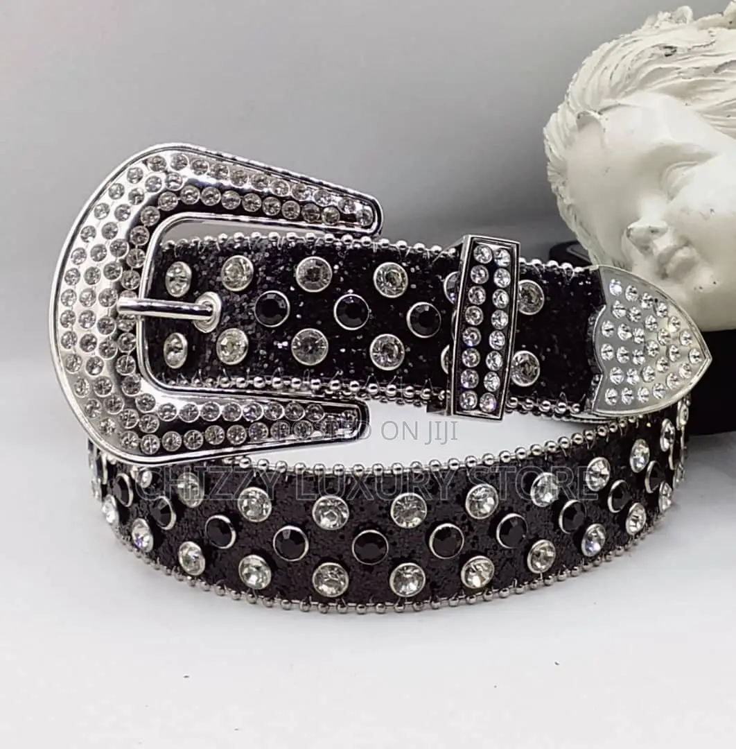 High Quality Luxury Men Stone Belt