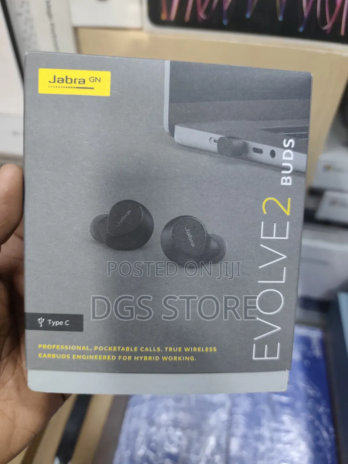 Jabra Evolve 2 Buds Type C Bluetooth Earbuds
