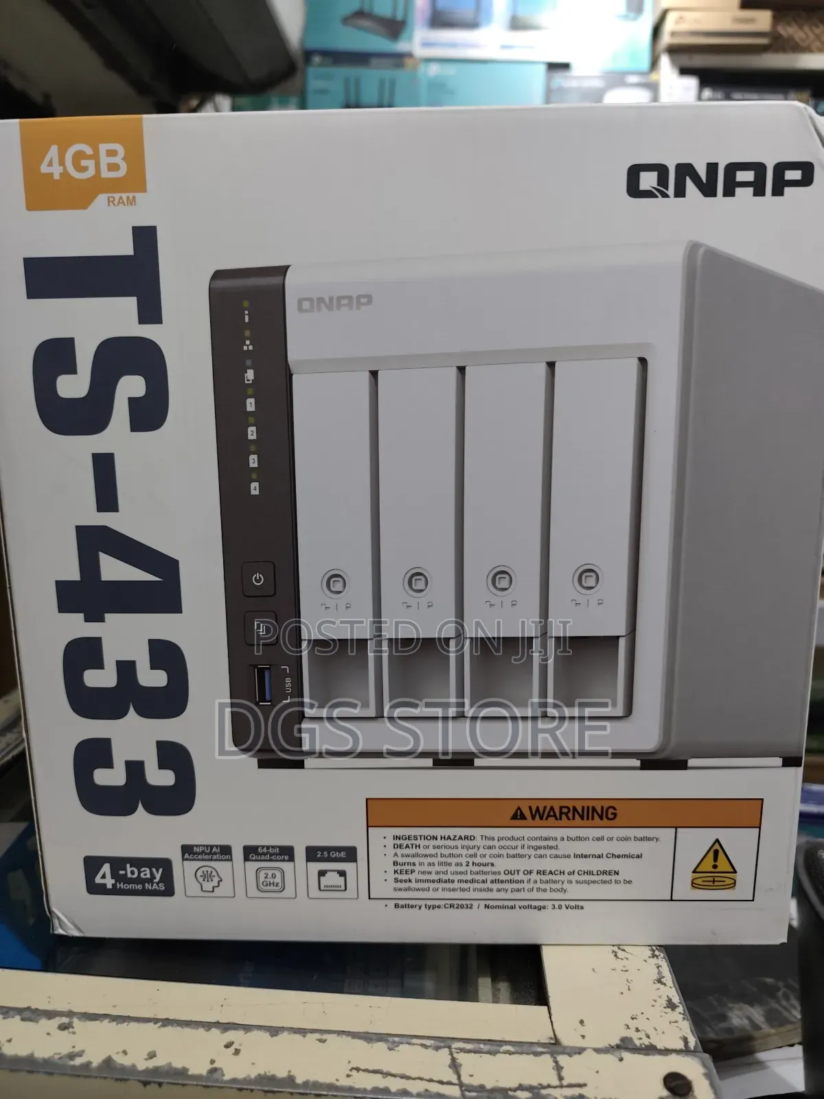 Qnap 4gb Ram Ts 433 4 Bay Home Nas Enclosure