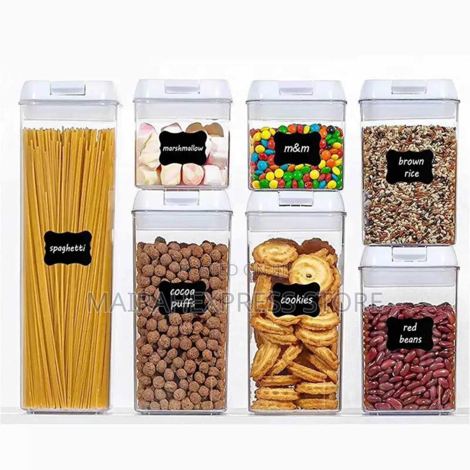 7pcs Acrylic Airtight Container (T2mm7)