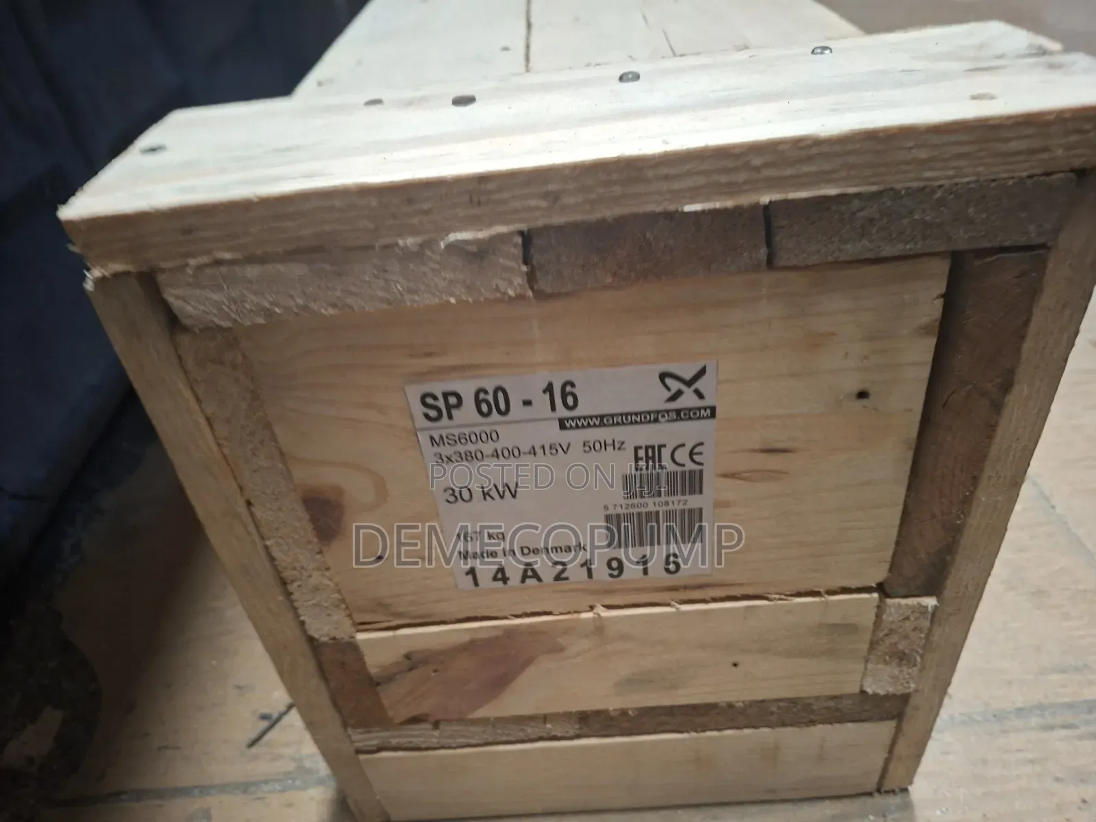 Grundfos Submersible Pump Machine 30kw