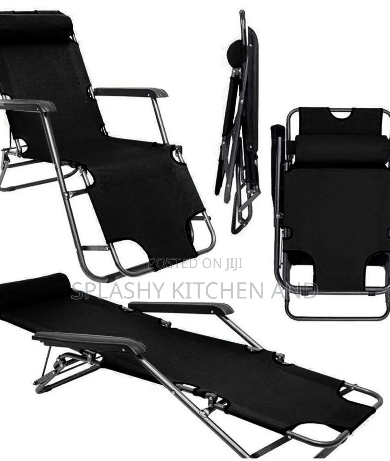 Foldable Outdoor Bed and Camping Chair
