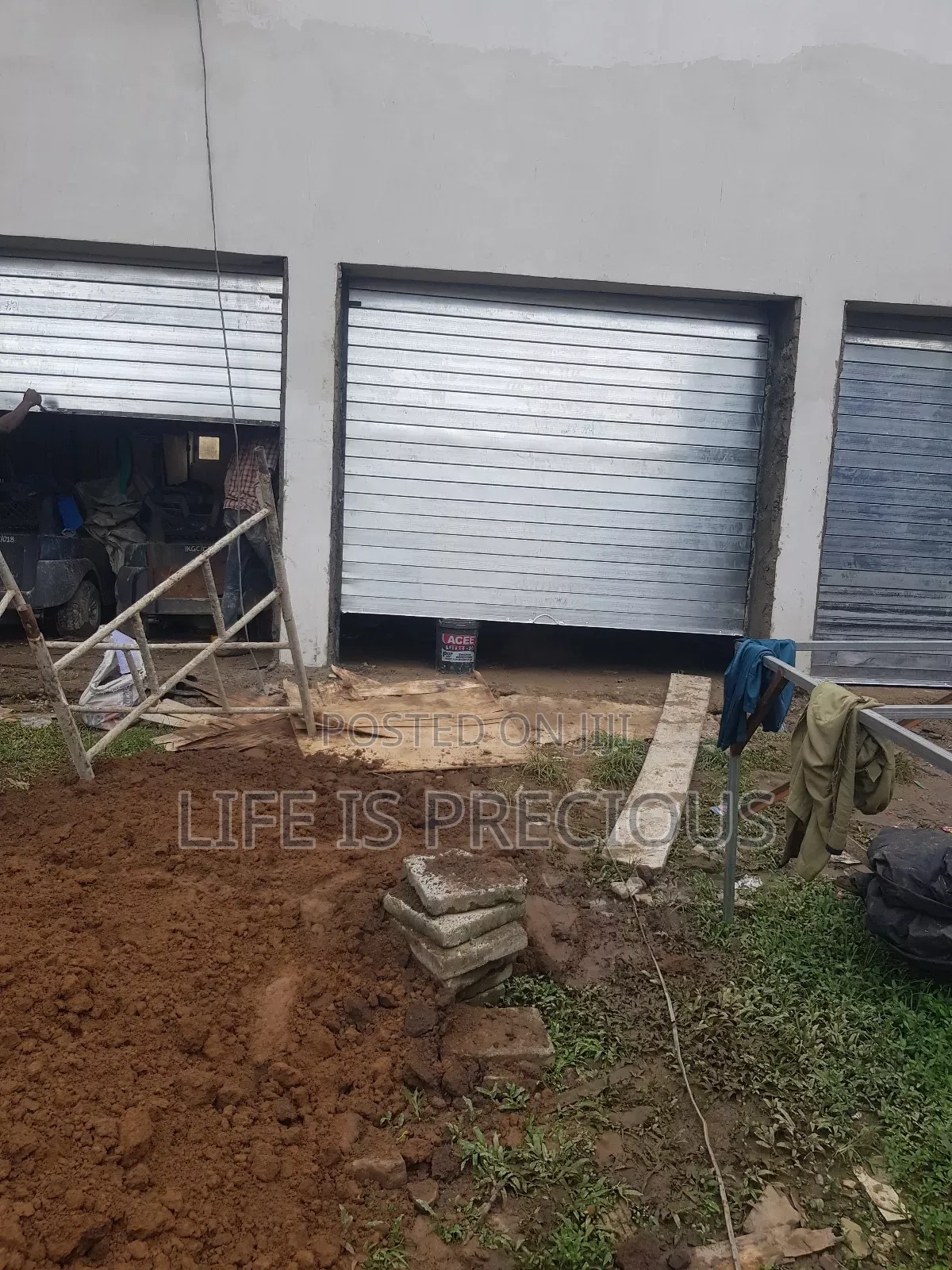 Galvanized Roller Shutter Door