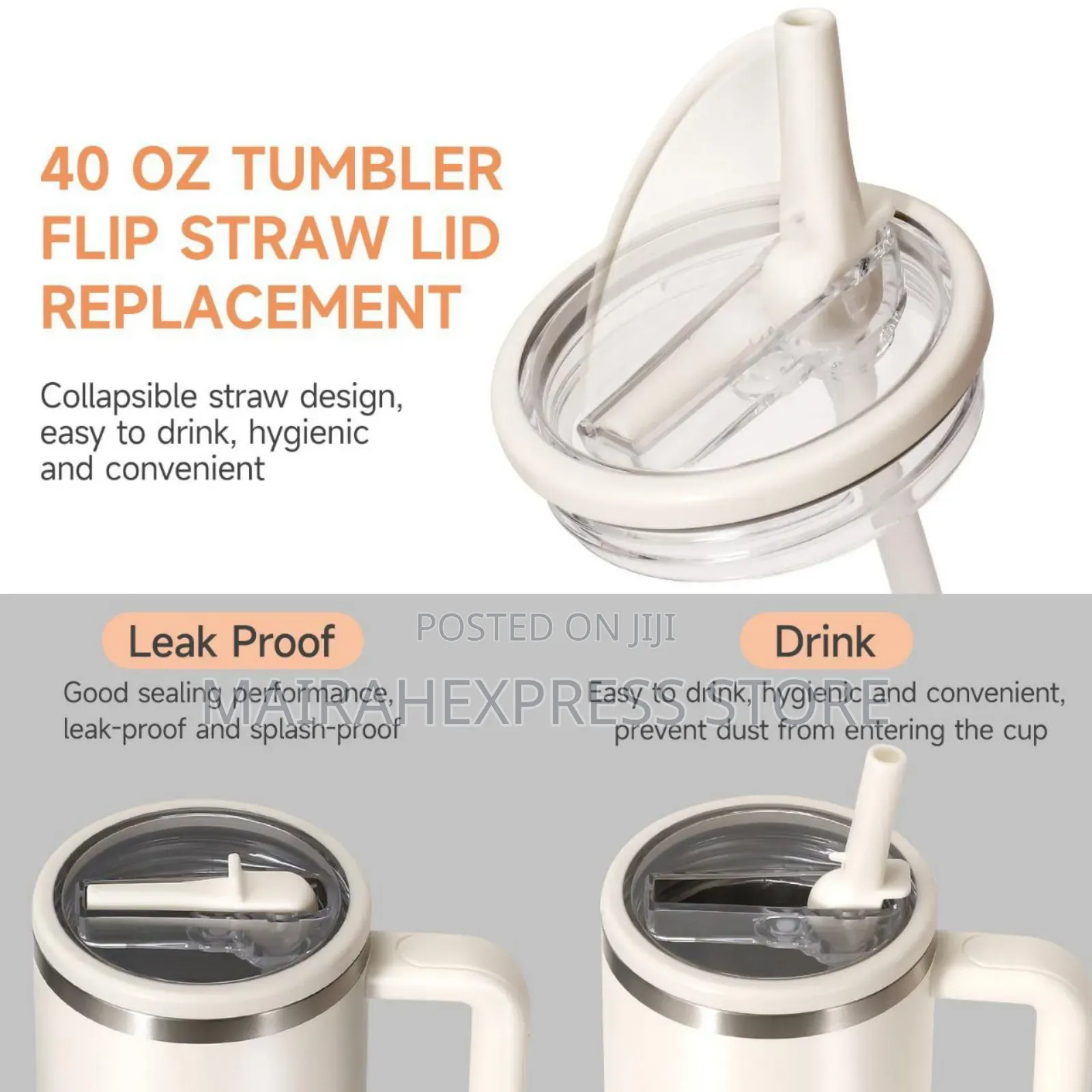 Stanley Lid Replacement Cover With Straw (B3s).