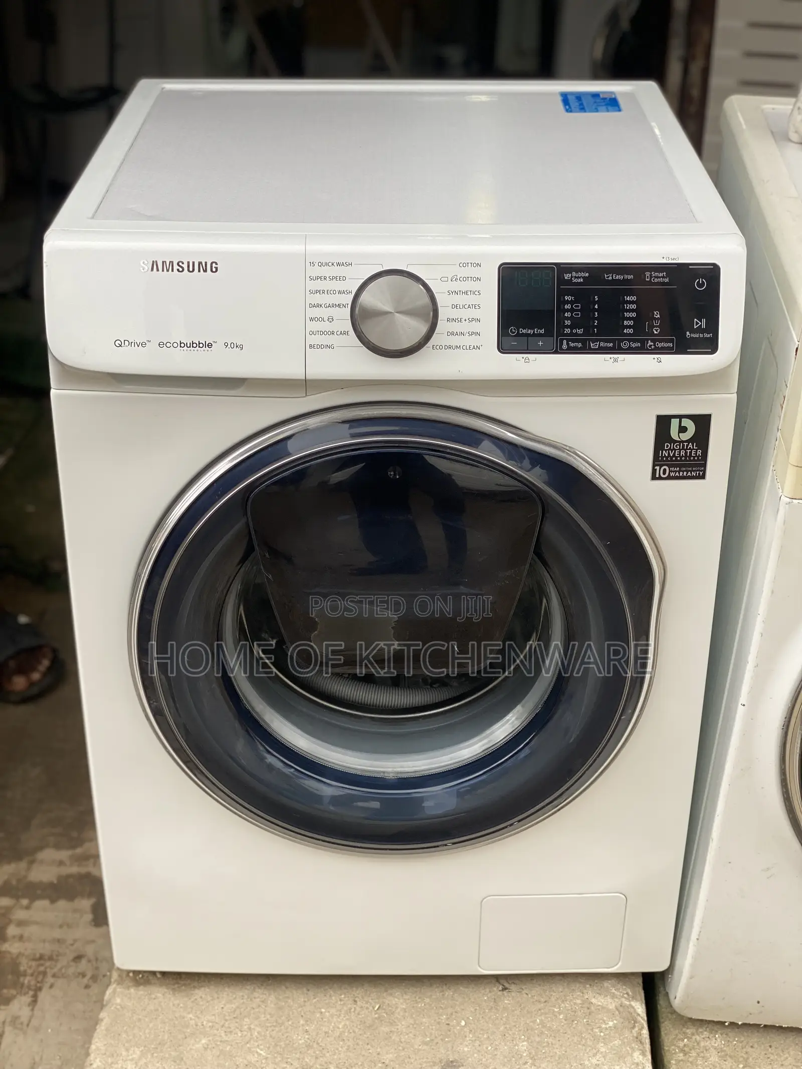 9kg Samsung Smart Things Washing Machine