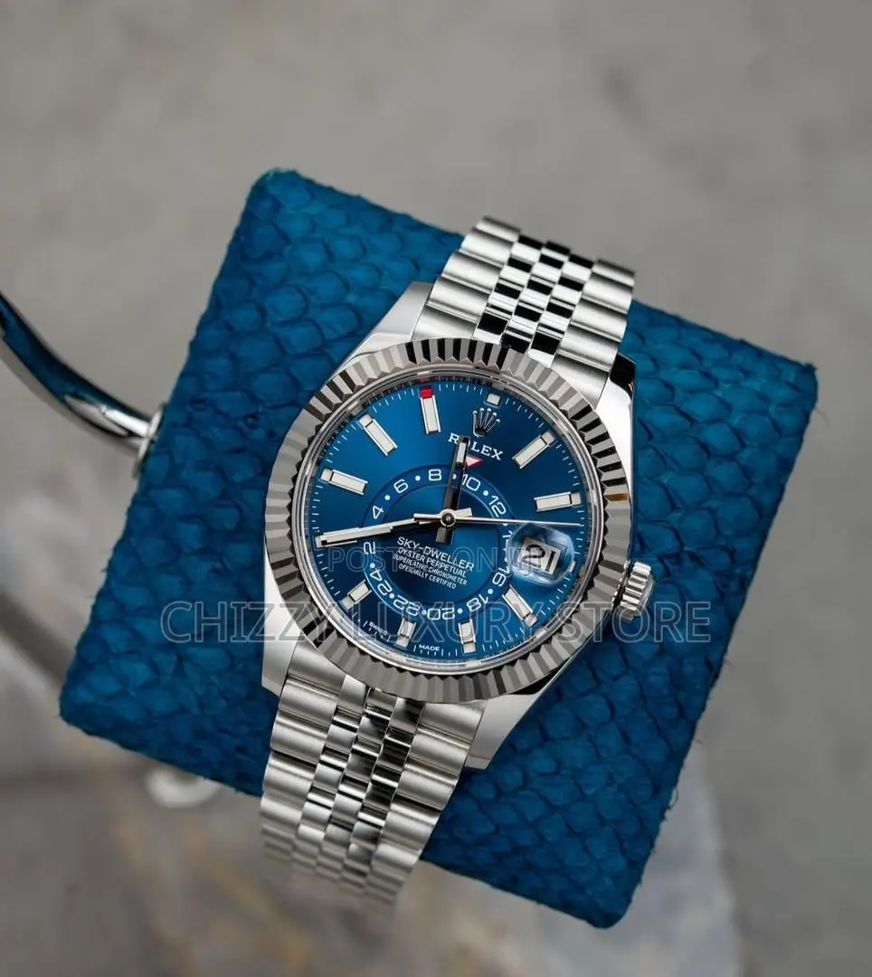 Rolex Sky Dweller Quality Luxury Men Chain Strap Wristwatch