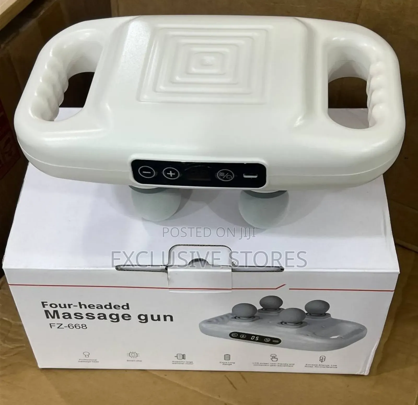 Four Headed Massager Gun