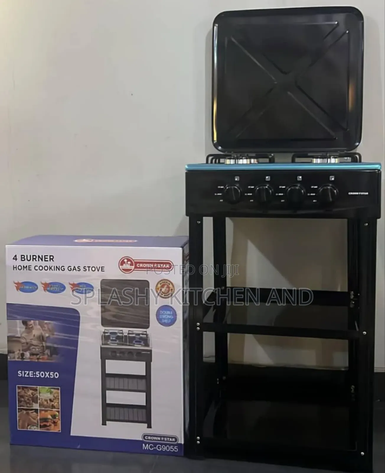 Master Chef 4 Burner Home Cooking Standing Gas