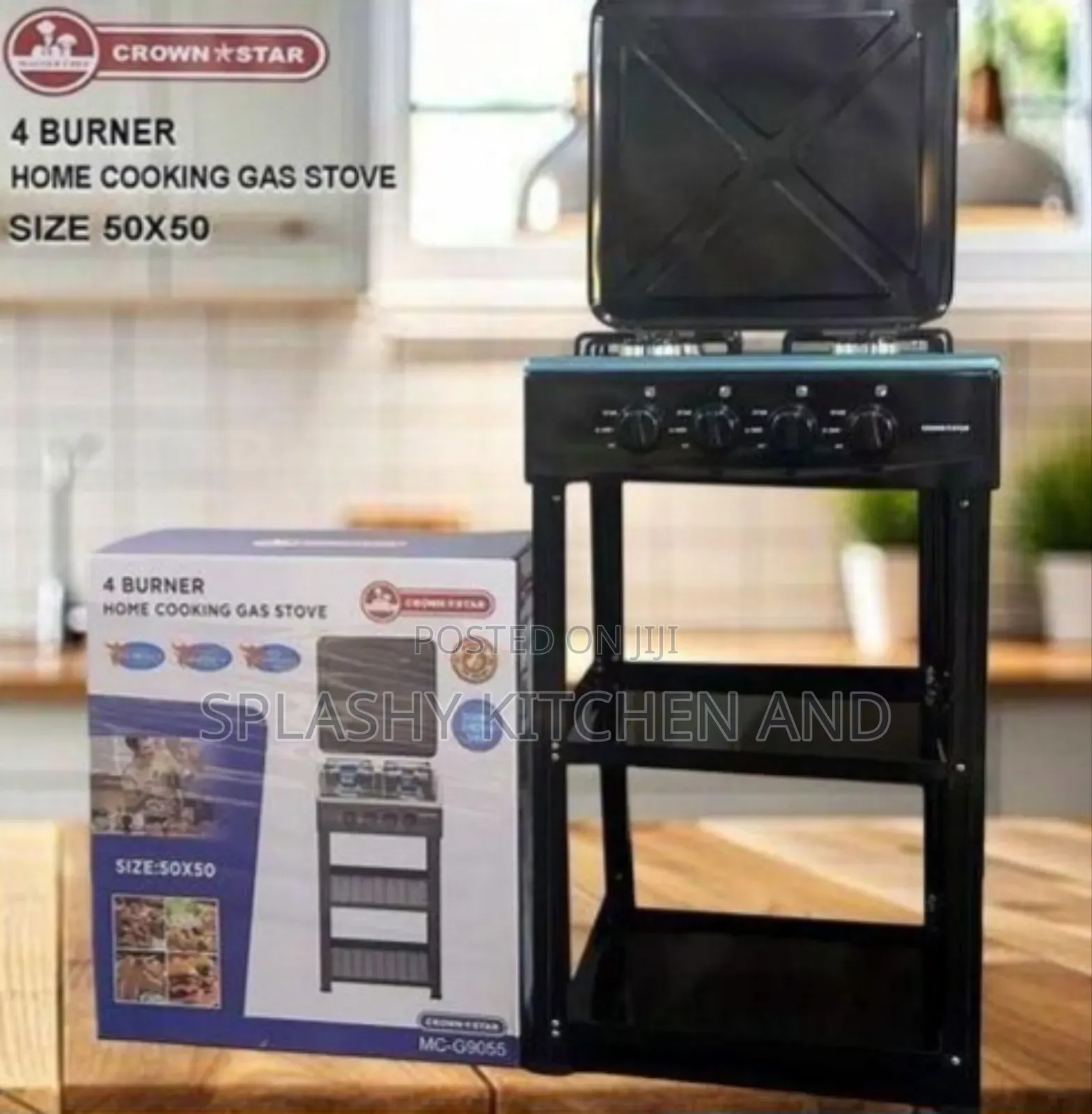 Master Chef 4 Burner Home Cooking Standing Gas