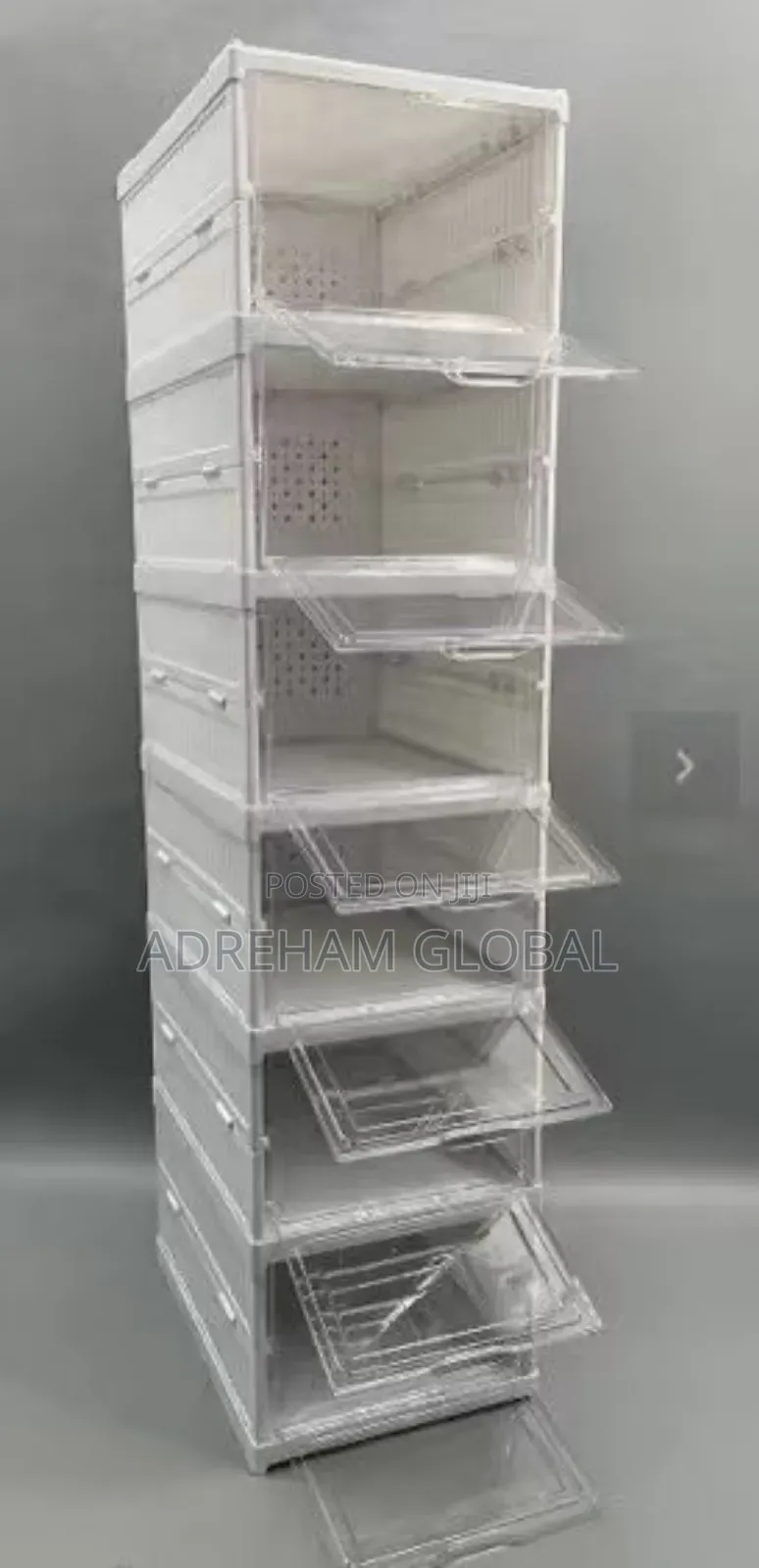 Luxury Single Roll Foldable Cover Shoe Rack.