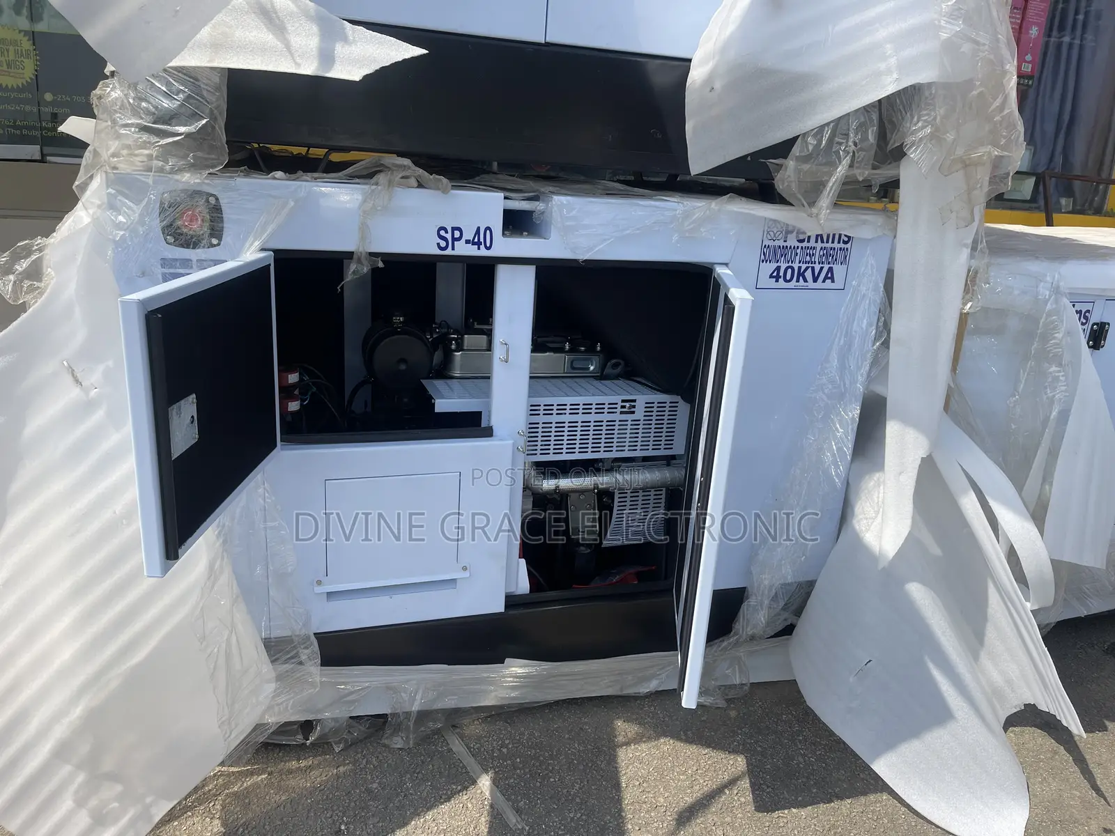 40kva Soundproof Diesel Perkins Generator R D