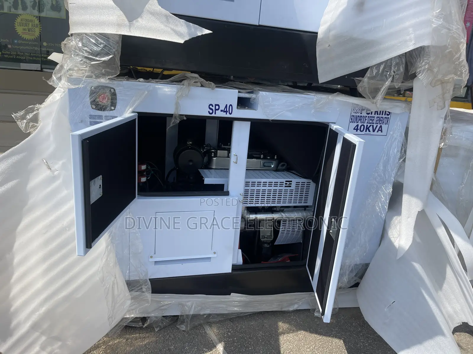 40kva Soundproof Diesel Perkins Generator R D