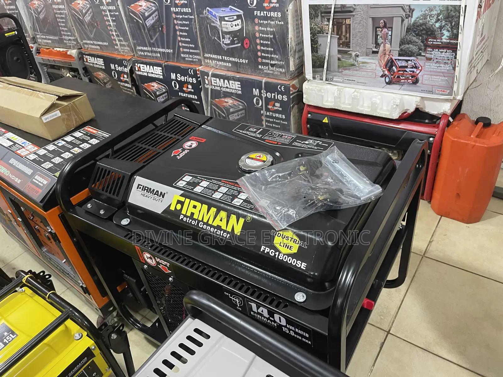 15kva Firman Heavy Duty Petrol Generator