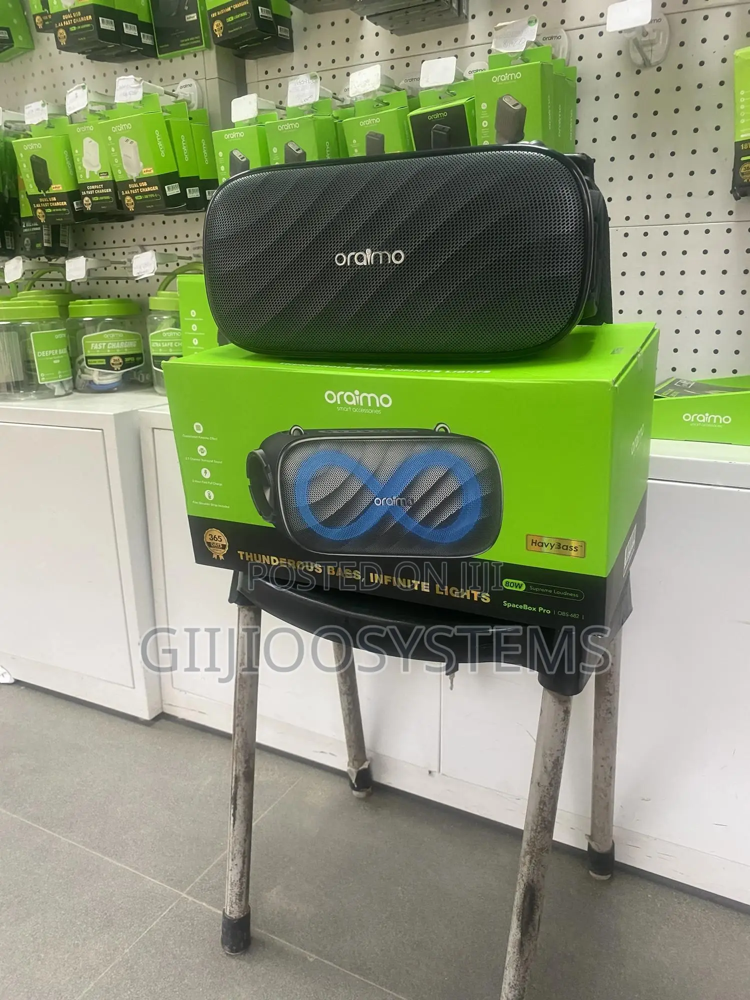 Oraimo Spacebox Pro 80w Karaoke-Support Wireless Speaker