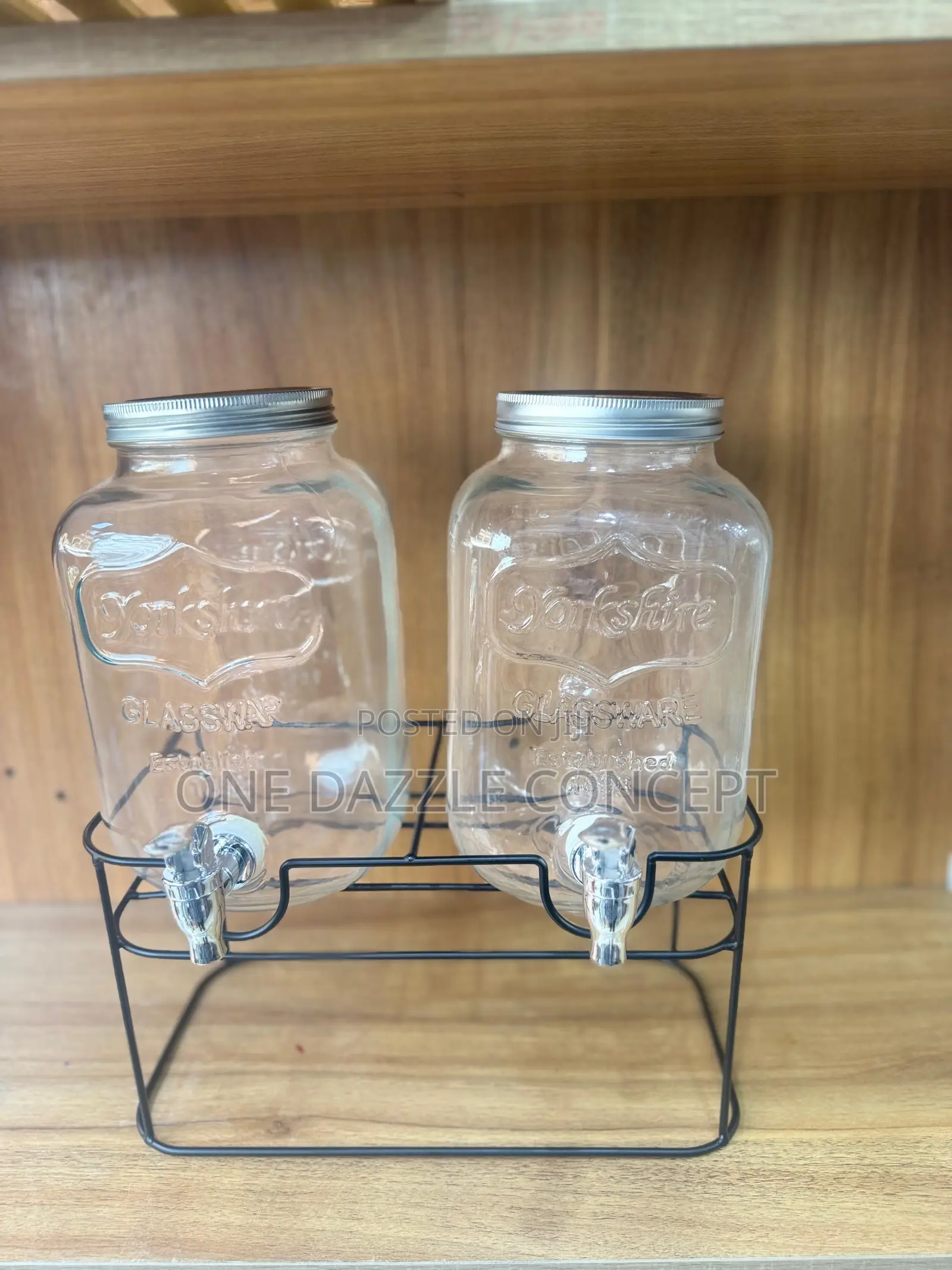 4l Double Glass Drinks Dispenser