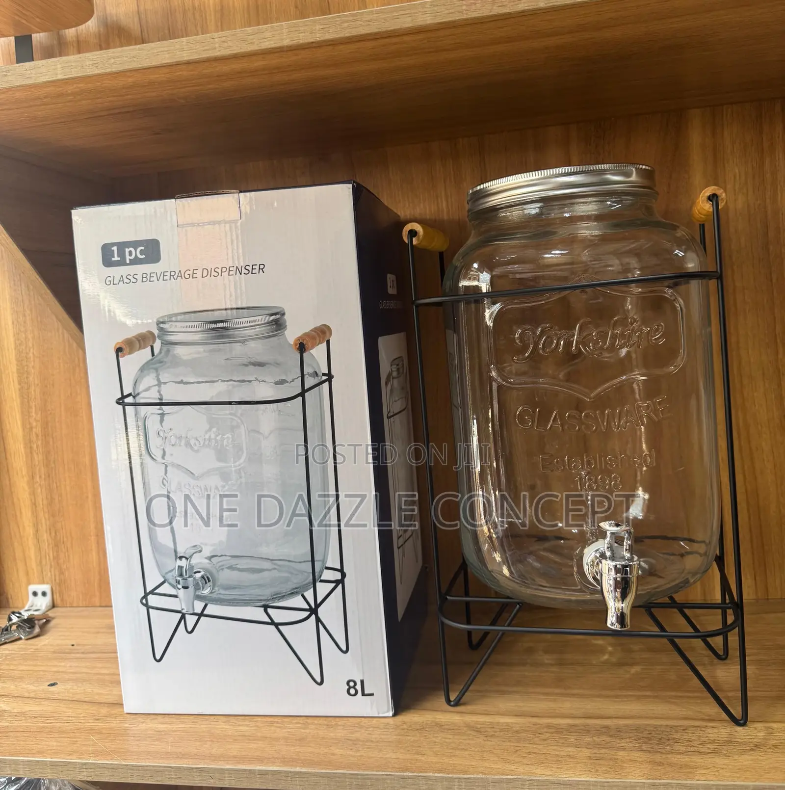 8l Glass Drink Dispenser