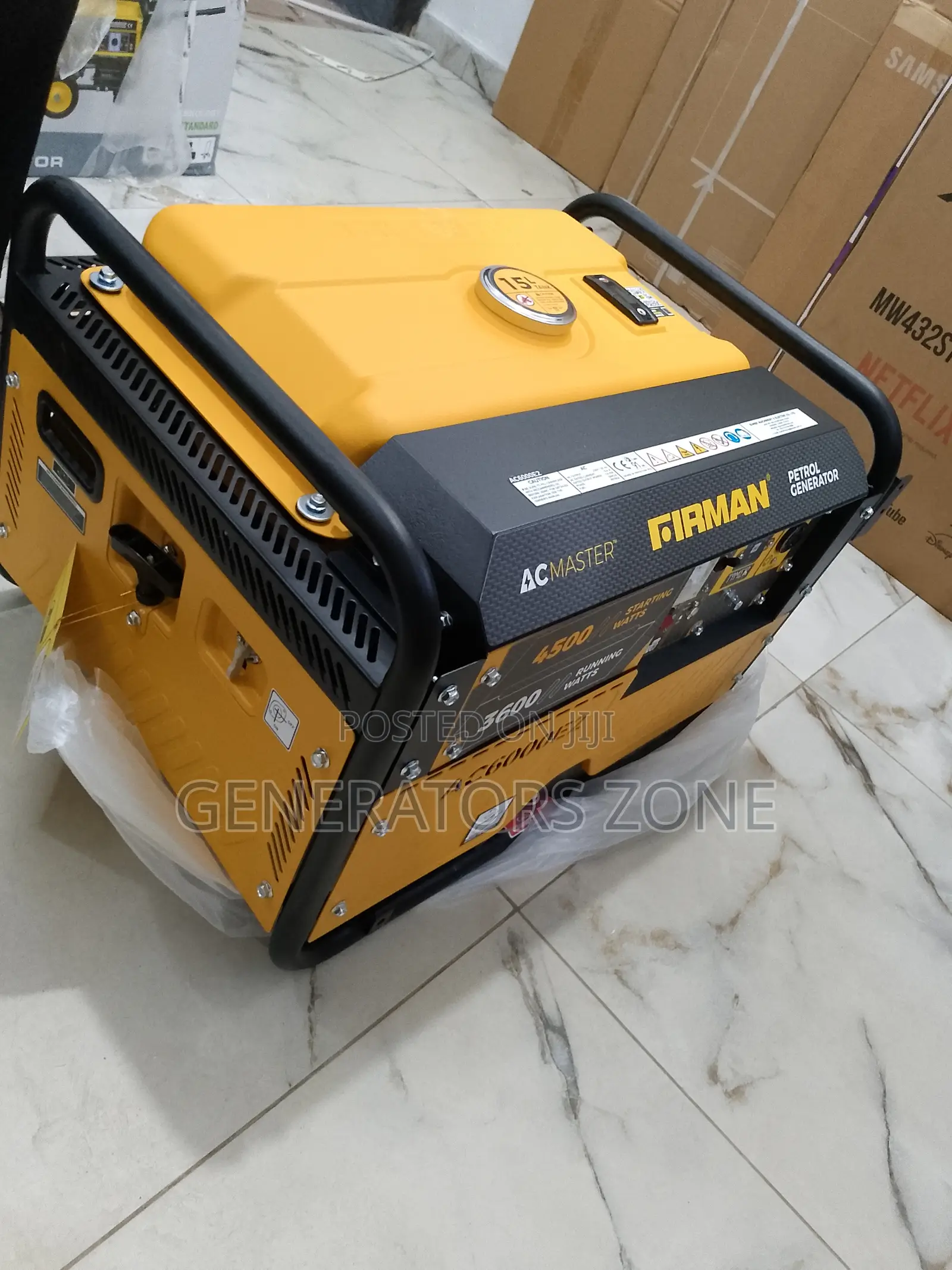 Ac Master Firman Ac6000e2, 3.5kva 50hz Single Phase Engine