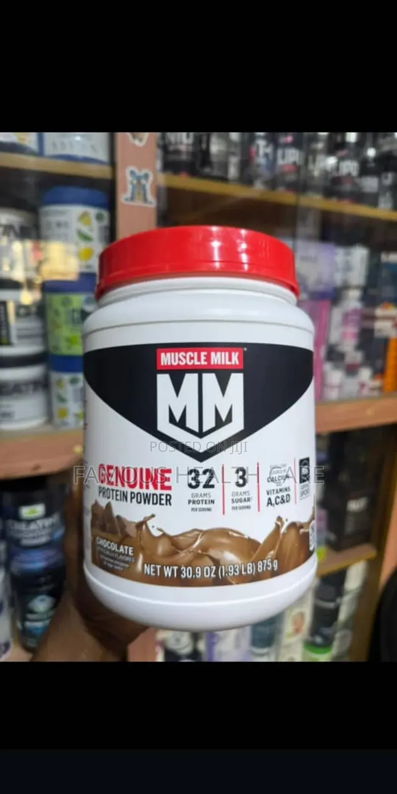 Muscle Milk Genuine Protein Powder, Chocolate Flavor