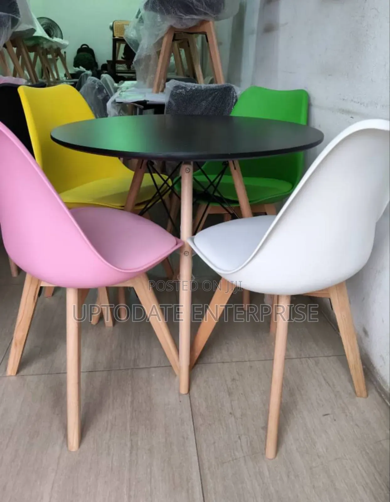 Restaurant Table With Four Chairs