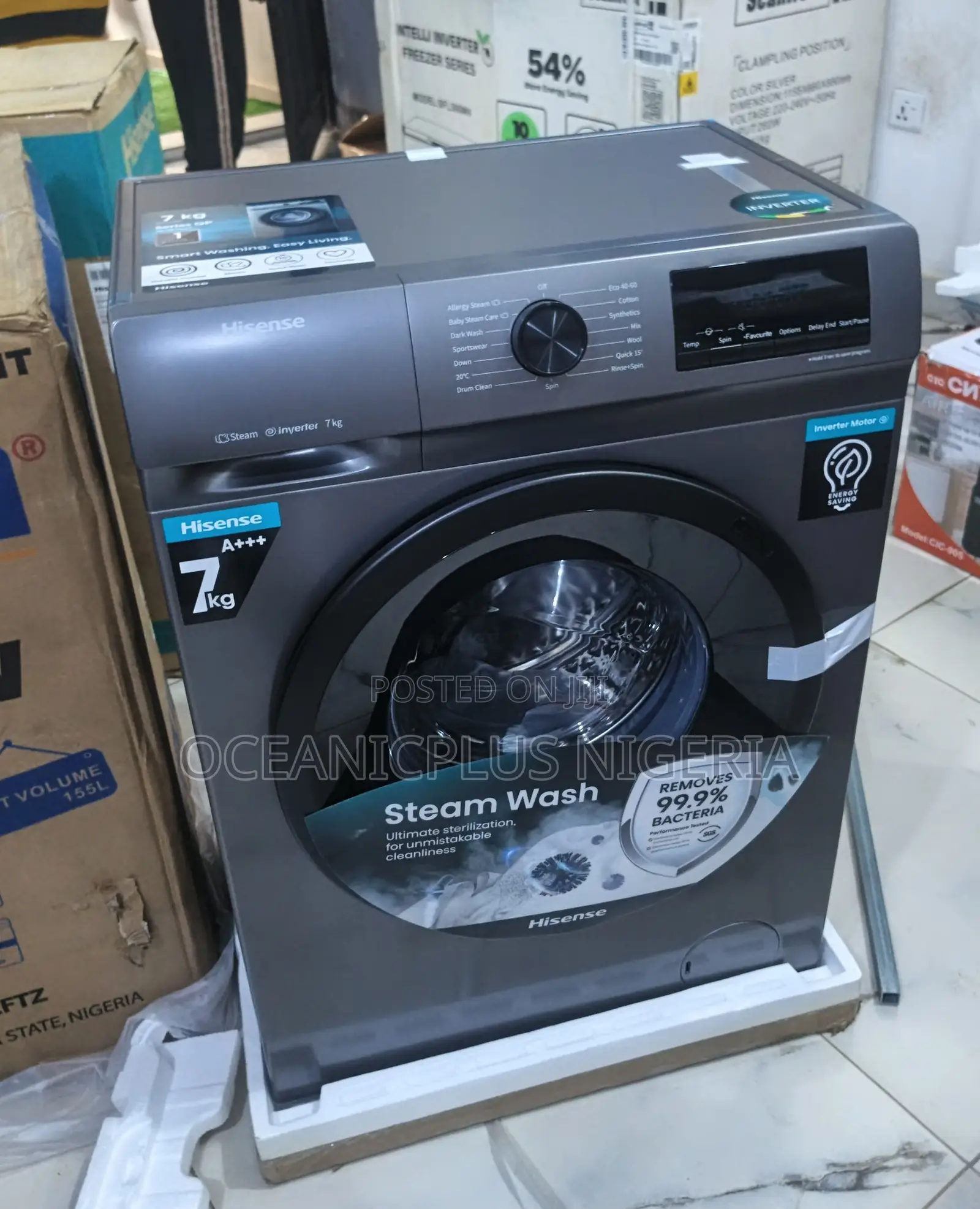 Brand New Hisense 7kg Front-Load Inverter Automatic Washing Machine