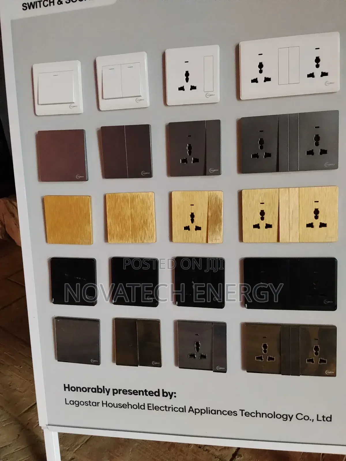 Quality Durable Sockets and Switches of Different Designs and Colours