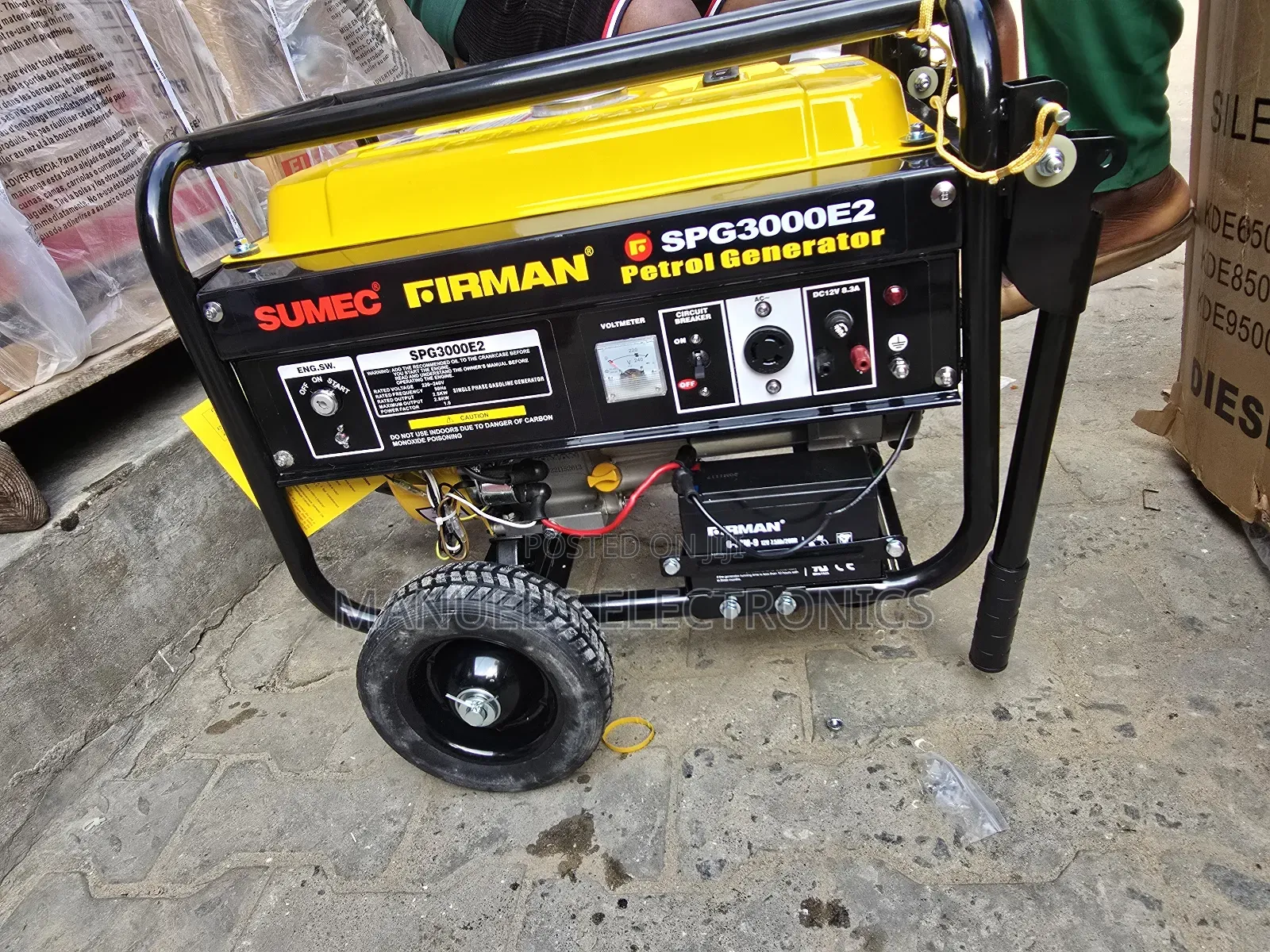 3.5kva Sumec Firman Petrol Generator 100% Copper Coil