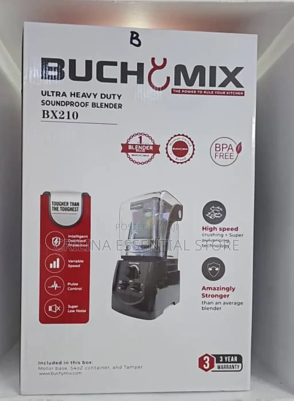 Buchymix Altra Heavy Duty Soundproof Blender