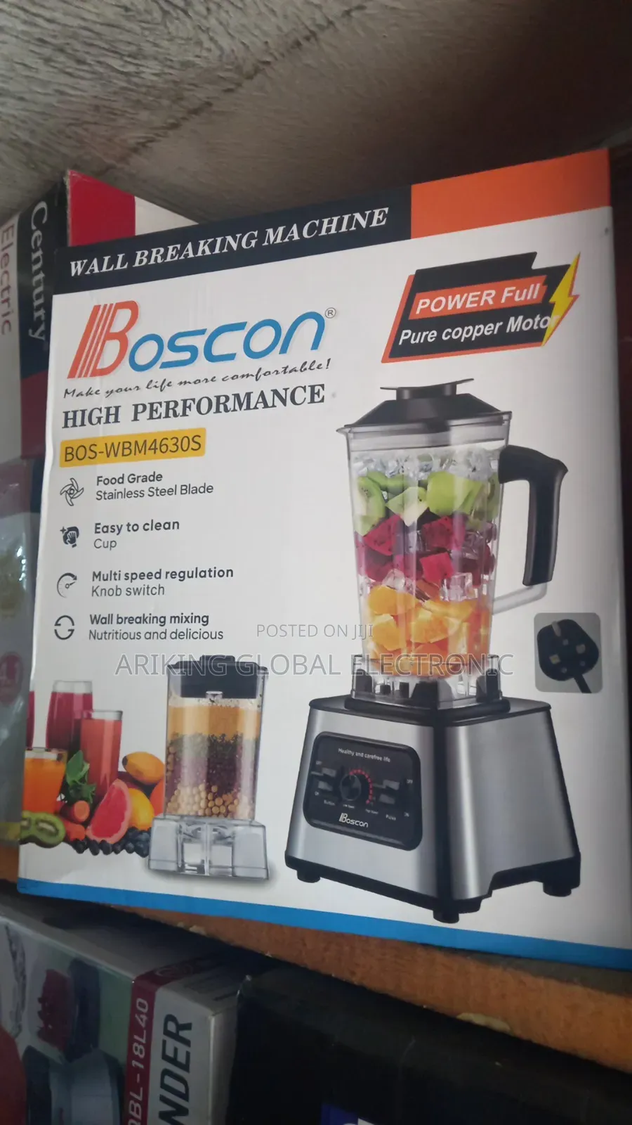 Boscon Industrial Blender Pure Copper Motor