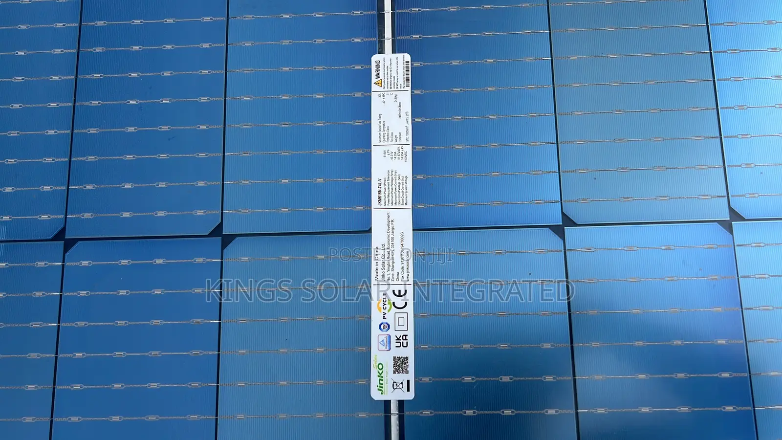 585wjinko Brand New Panel Bifacial