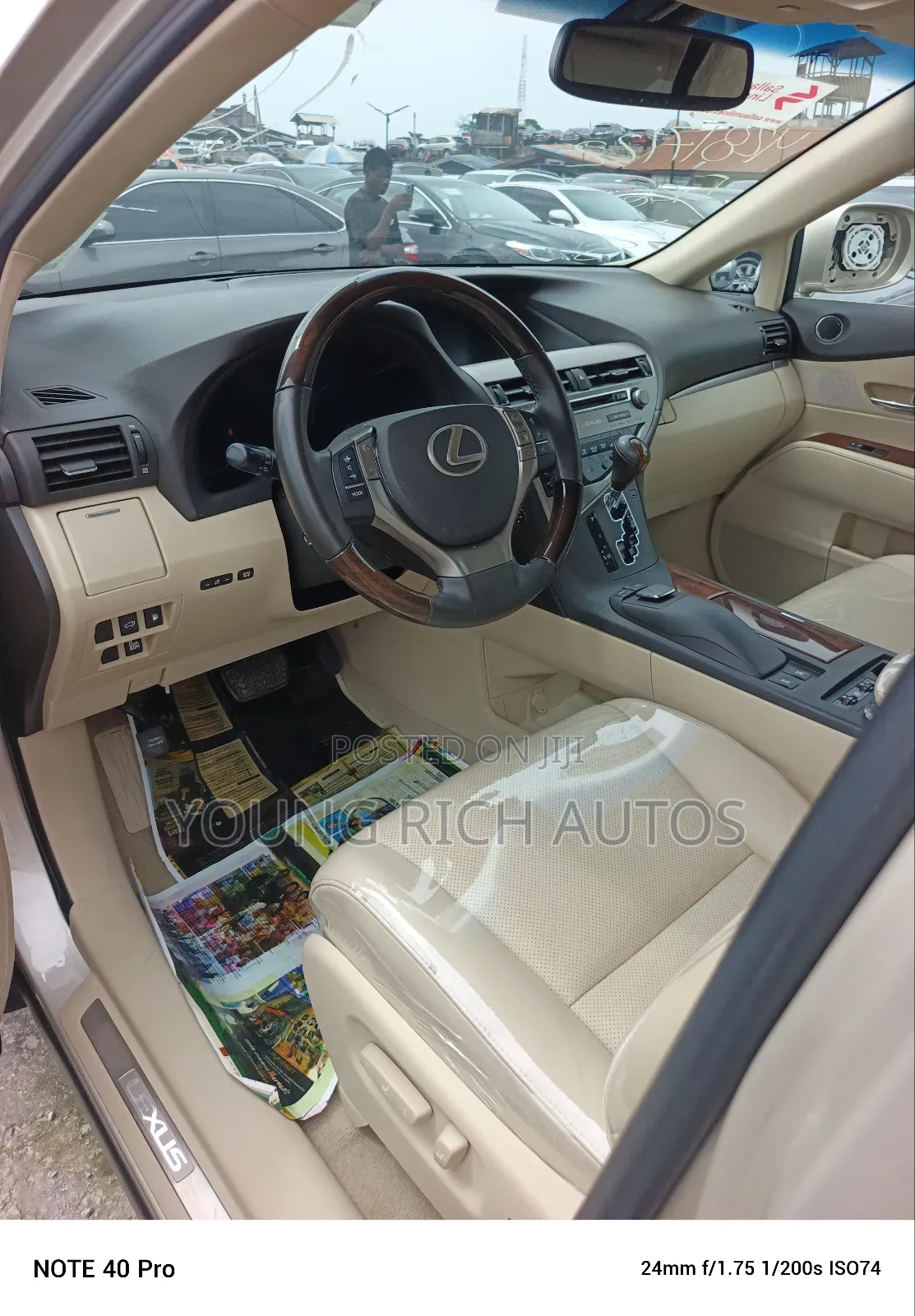 Lexus RX 350 FWD 2014 Gold