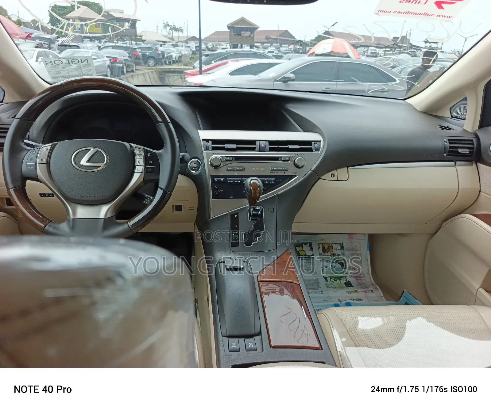 Lexus RX 350 FWD 2014 Gold