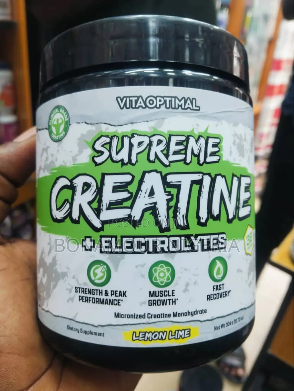 Supreme Creatine + Electrolytes Powder 300g 50 Servings