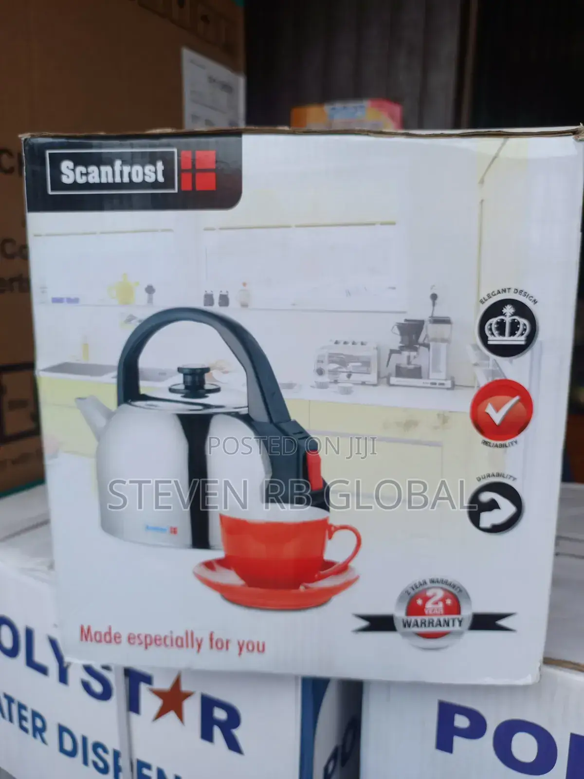 Scanfrost Stainless Steel Kettle 4.3l (Sfke 18)