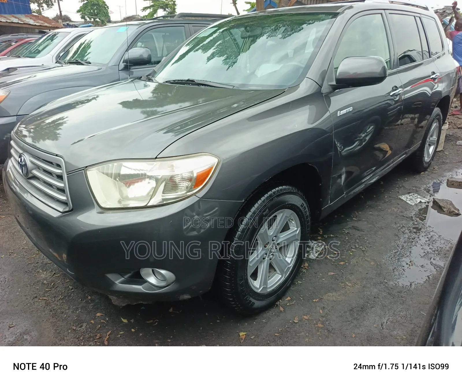 Toyota Highlander 2008 Gray