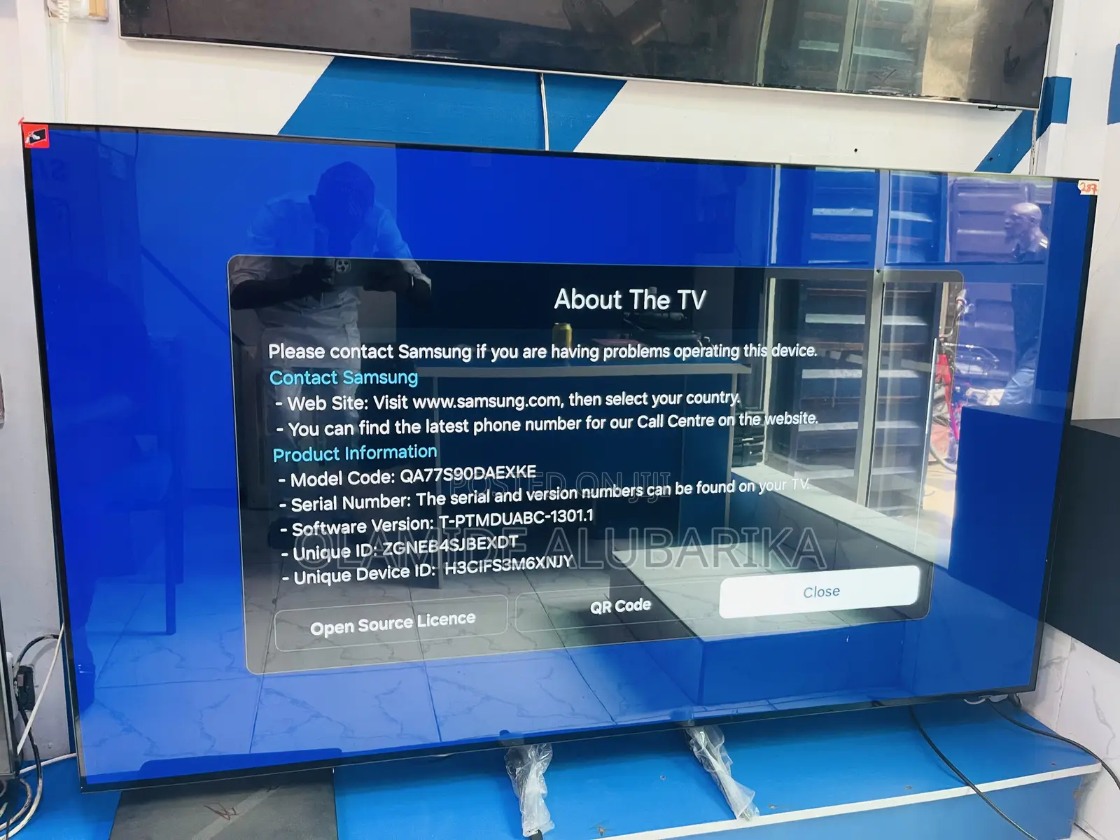 Samsung Open Box 77" S90d Oled Processor , Nq4 Ai Gen2 /2024 Model