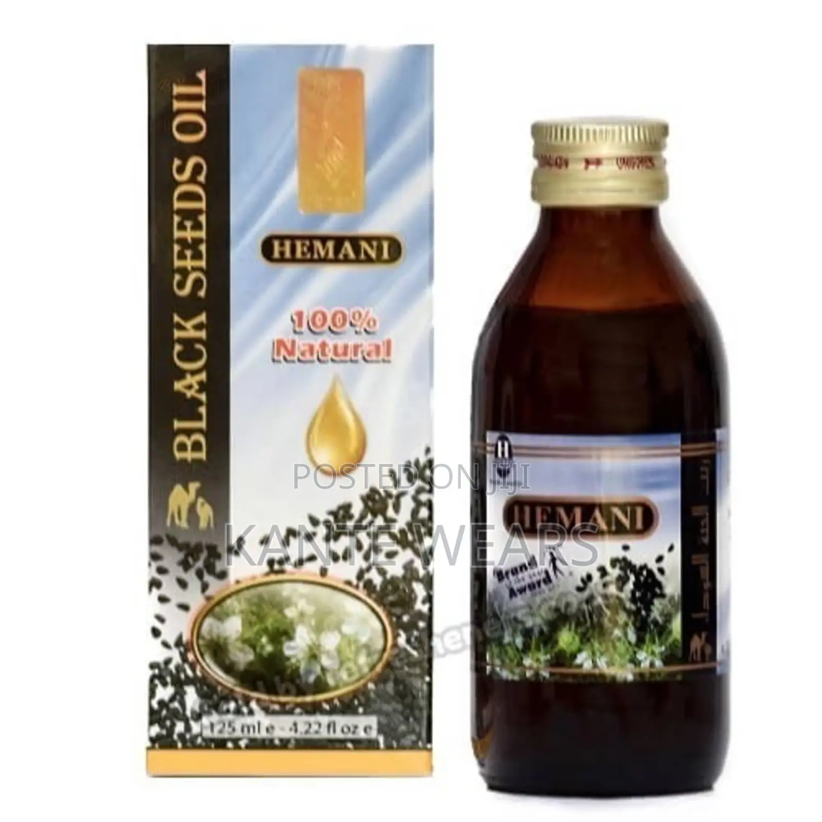 Hemani Black Seed Cumin Nigella Sativa Oil - 125ml X 6 Bottles