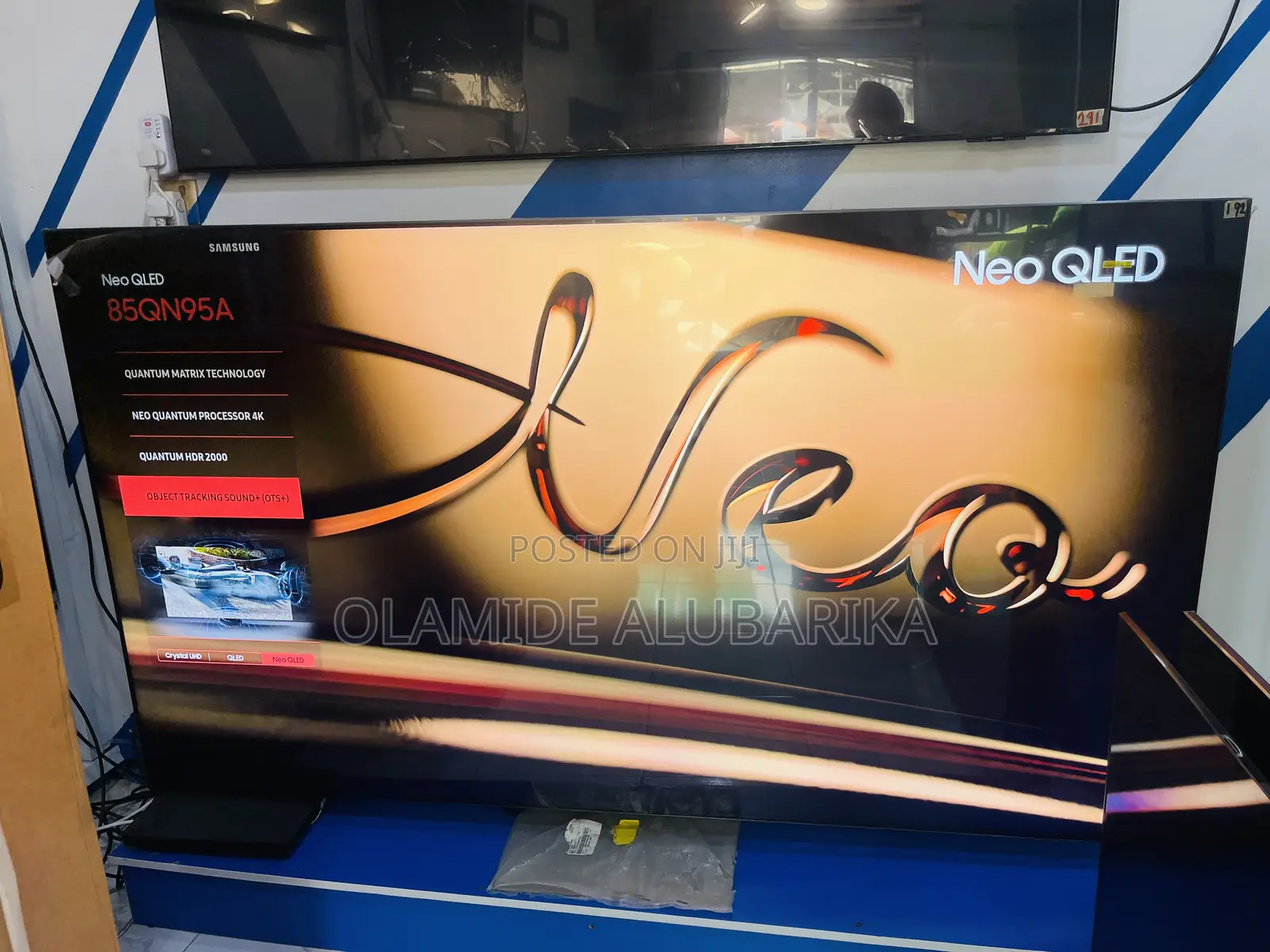 Samsung Neo Qled 85” Qn95a Quantum Processor , HDR 2000 Rate 120hz