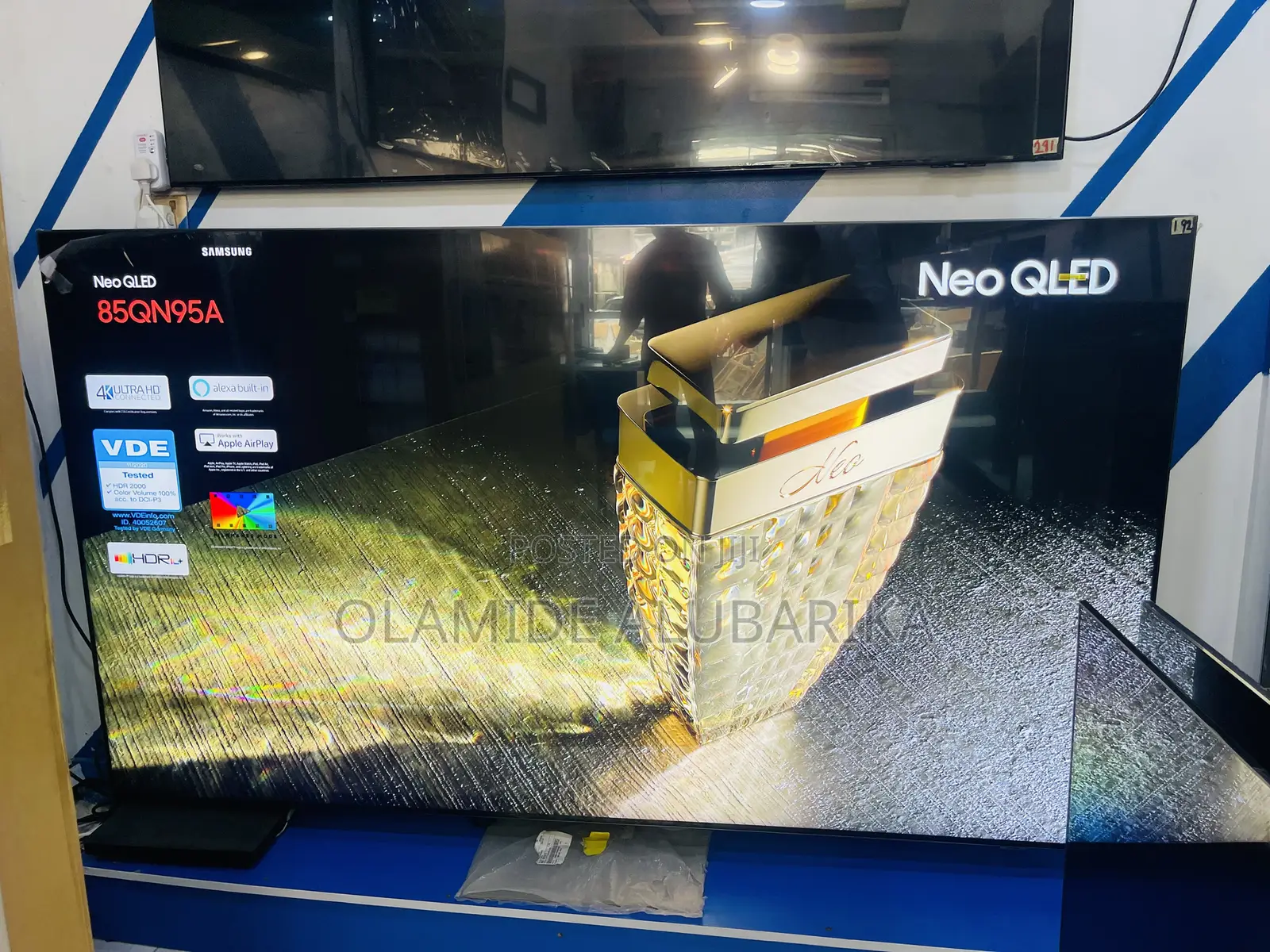 Samsung Neo Qled 85” Qn95a Quantum Processor , HDR 2000 Rate 120hz