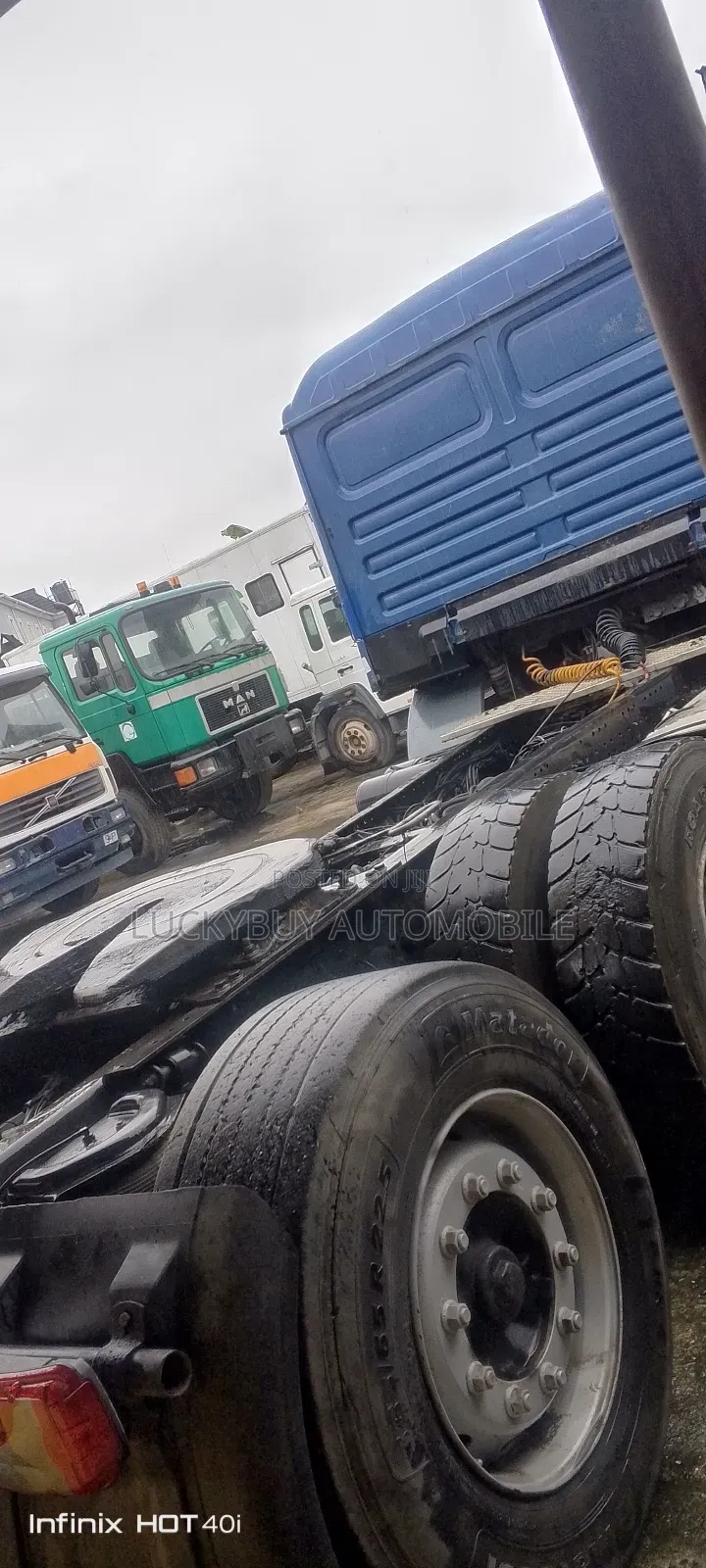 Man Diesel 8 Tires Trailer Head