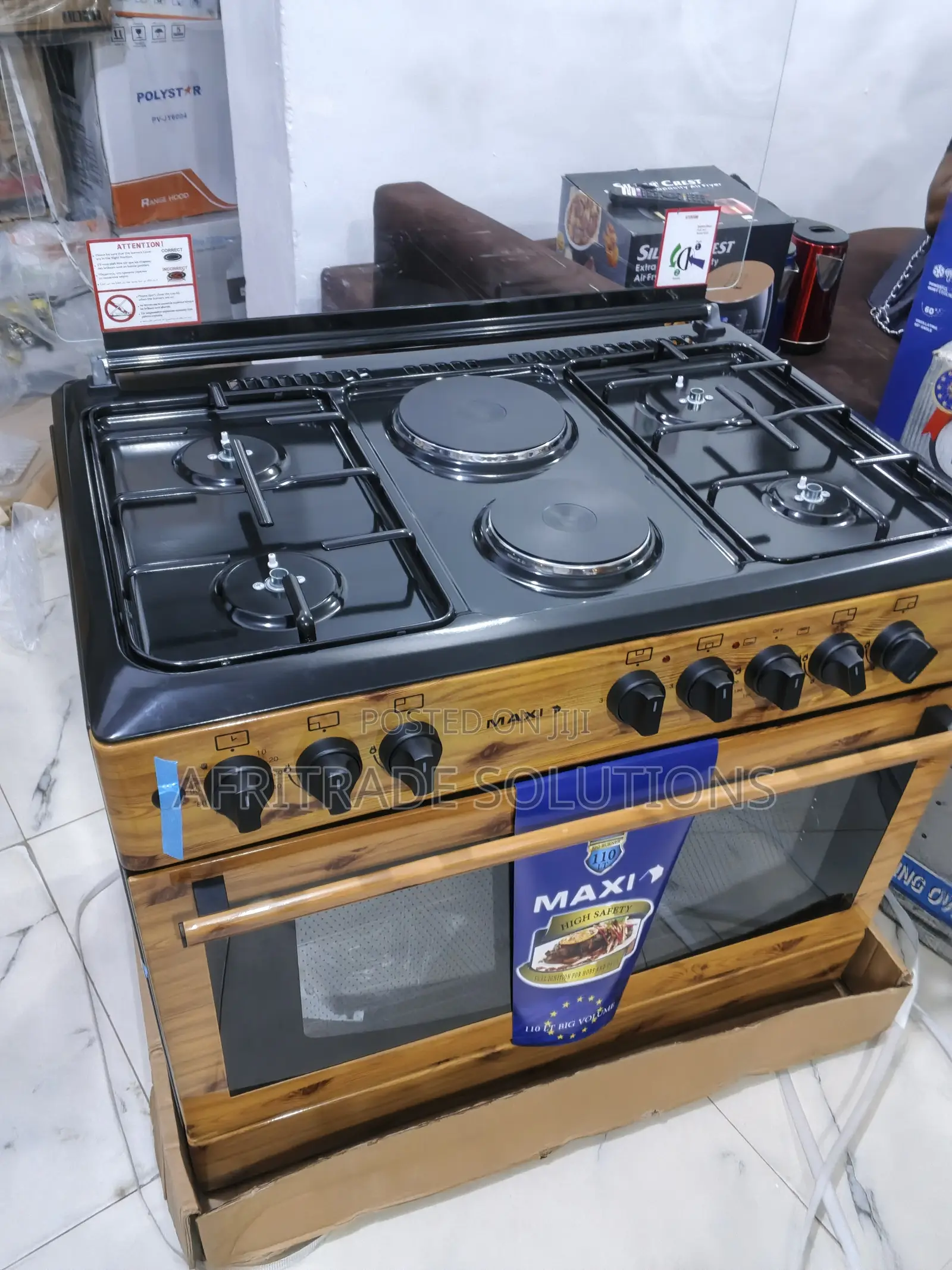 Maxi 90×60 Gas Cooker for Catering Services