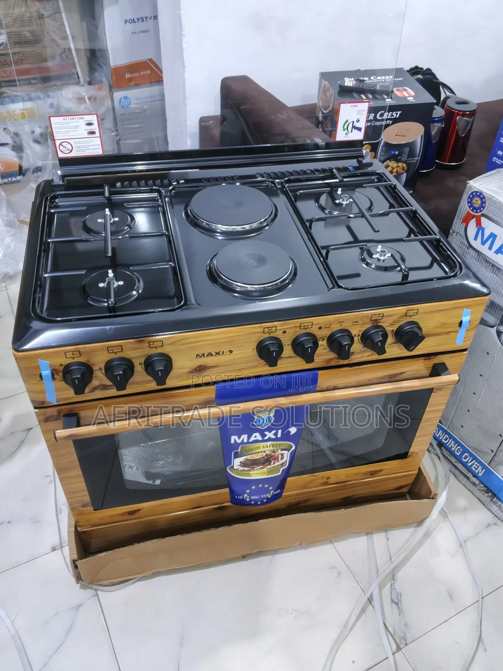 Maxi 90×60 Gas Cooker for Everyday Cooking