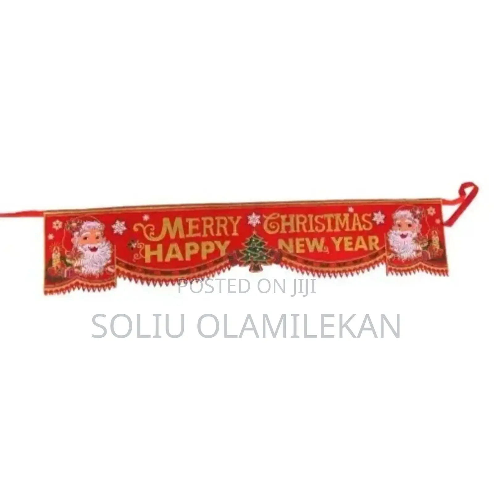 Merry Christmas Banner - Garland