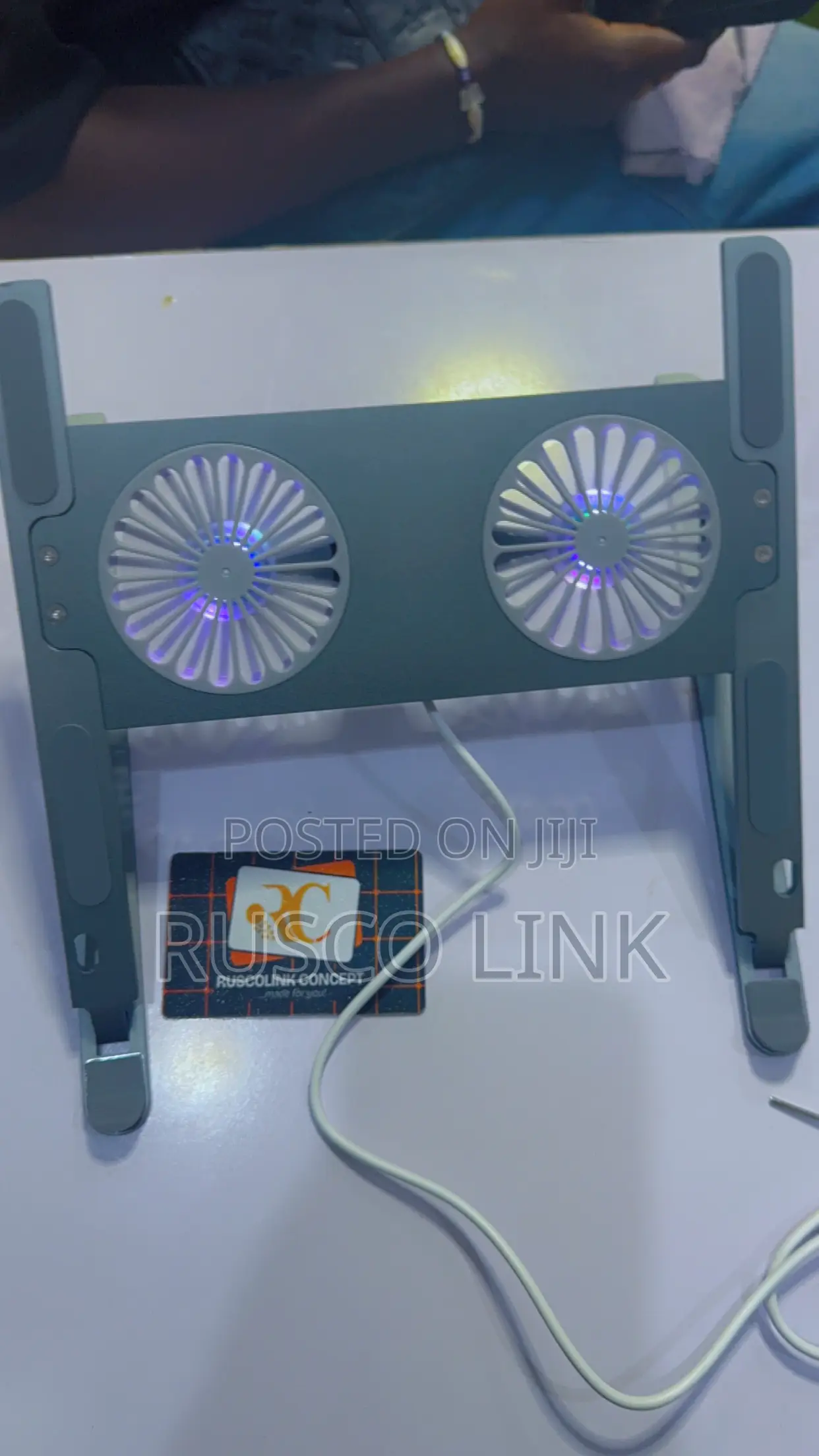 Laptop Stand With Fan RGB Light