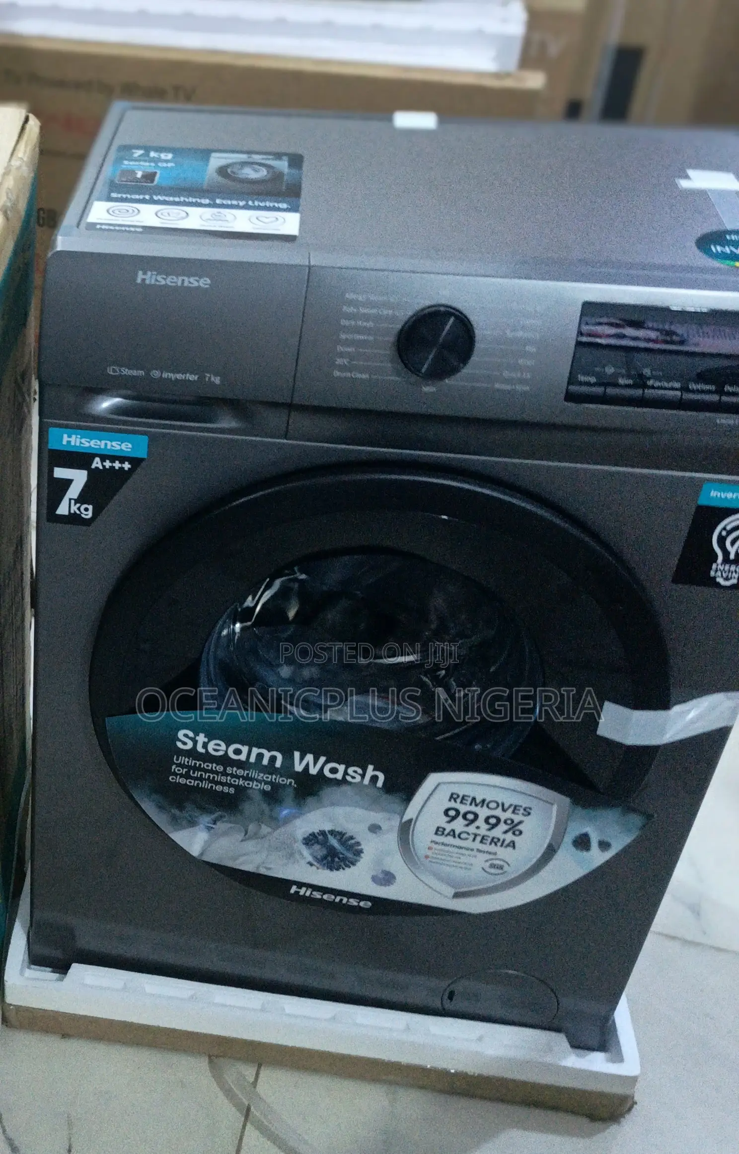 Hisense 7kg Front-Load Inverter Washing Machine Makes Laundry Simple